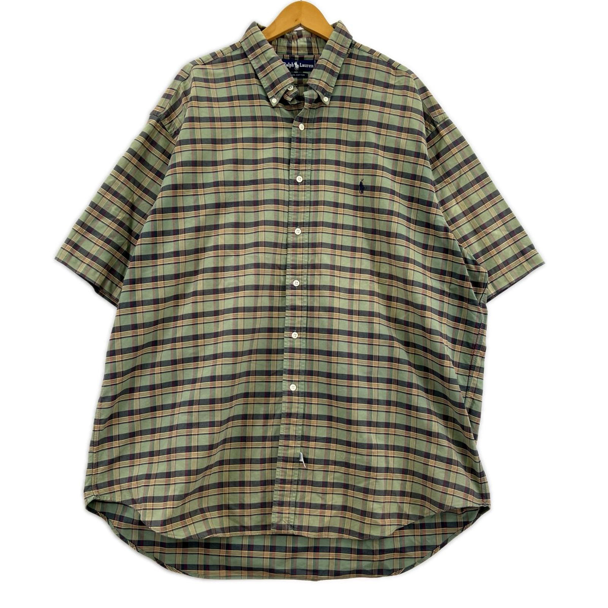 半袖シャツ 半袖ﾎﾞﾀﾝﾀﾞｳﾝｼｬﾂ/XXL/CHECK
