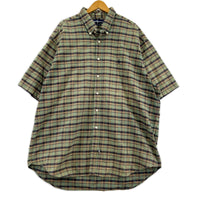 半袖シャツ 半袖ﾎﾞﾀﾝﾀﾞｳﾝｼｬﾂ/XXL/CHECK