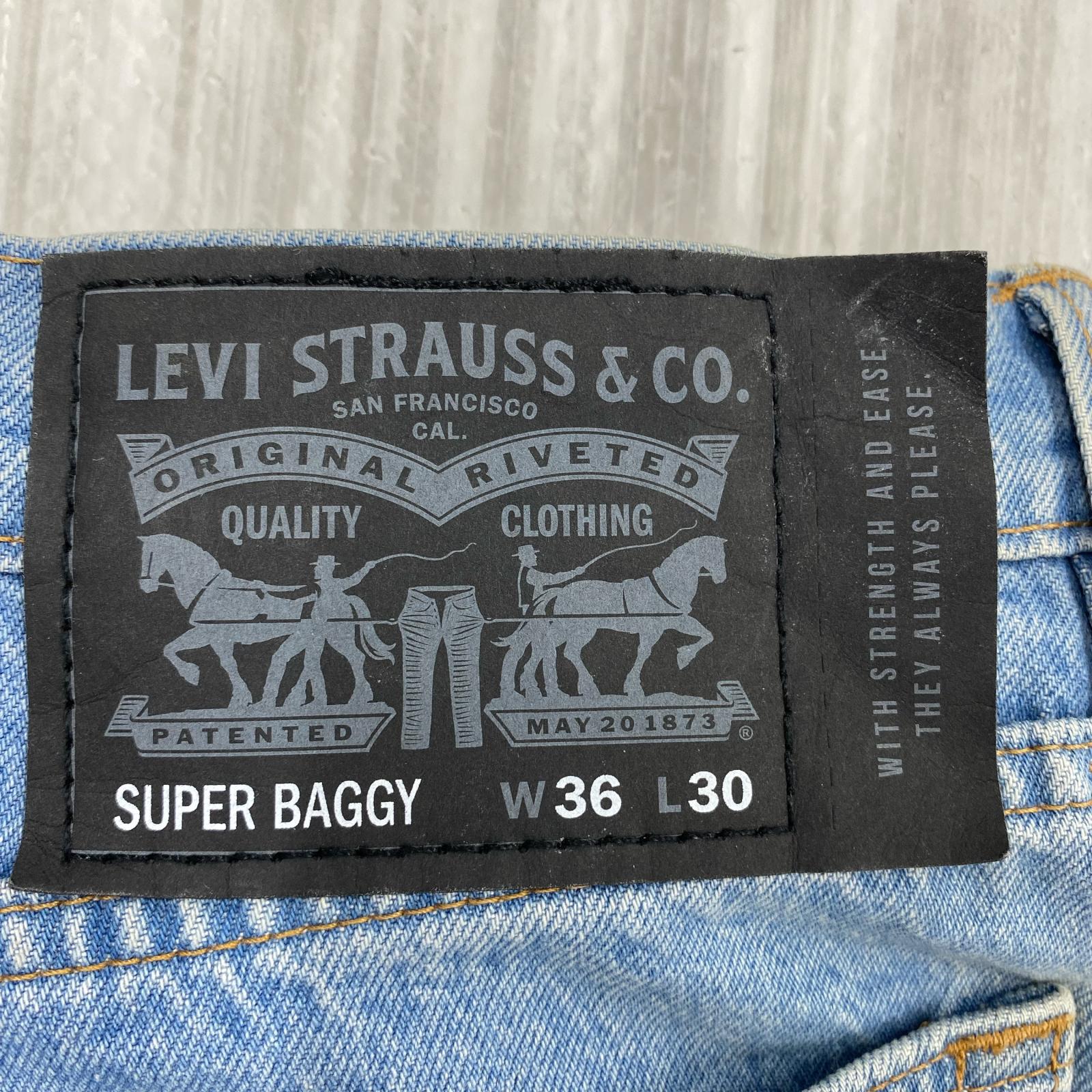 デニムパンツ SUPER BAGGY
