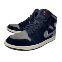 スニーカー Air Jordan 1 Mid SE 黒灰 (28.5) 28.5cm (US10 1/2 UK10 EU47)