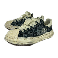 スニーカー BLAKEY GRAFFITI LOW CANVAS 43 ブラック
