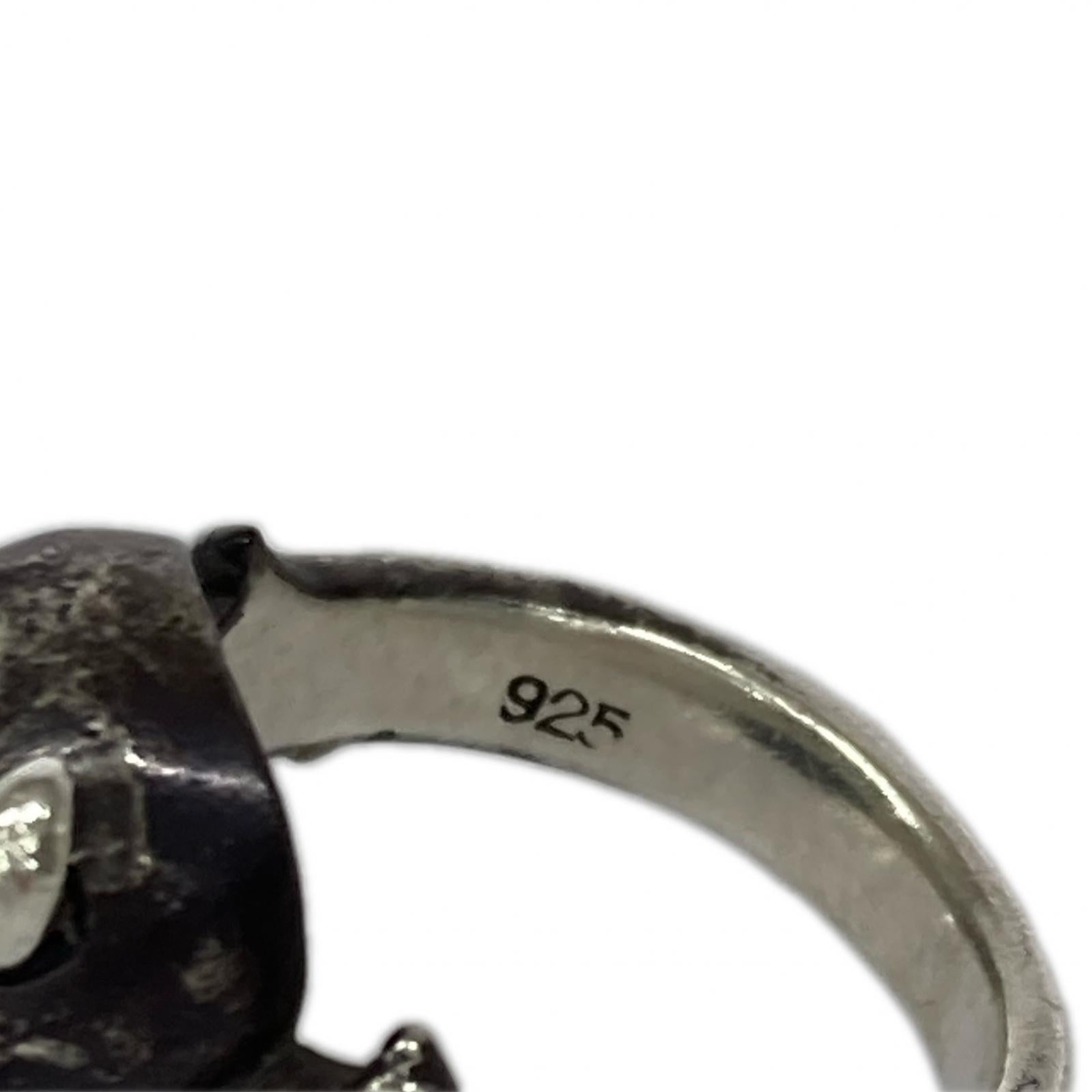 リング・指輪 Clash BABY DEVIL SKULL RING シルバー