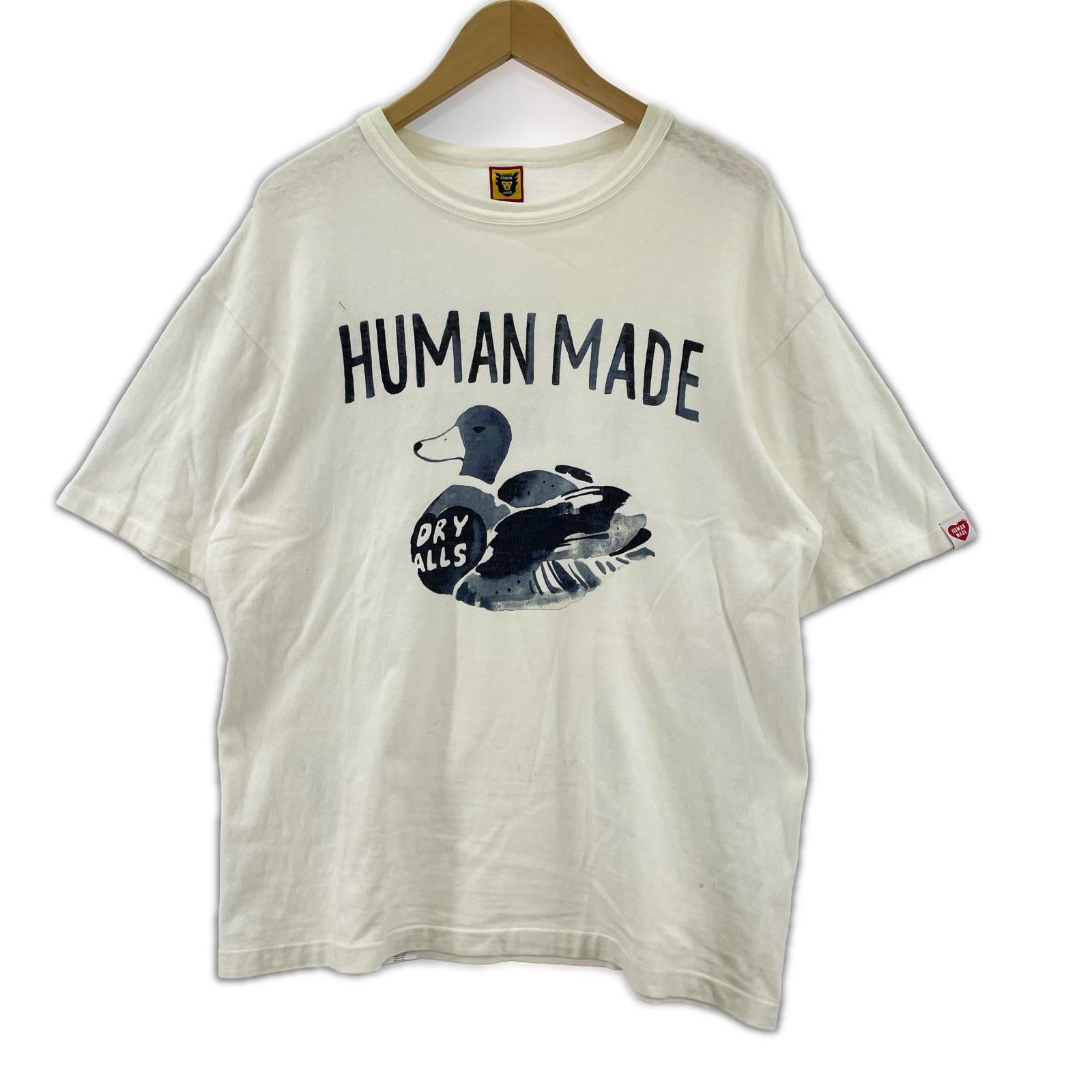 半袖Ｔシャツ ダックプリントTシャツ L ホワイト