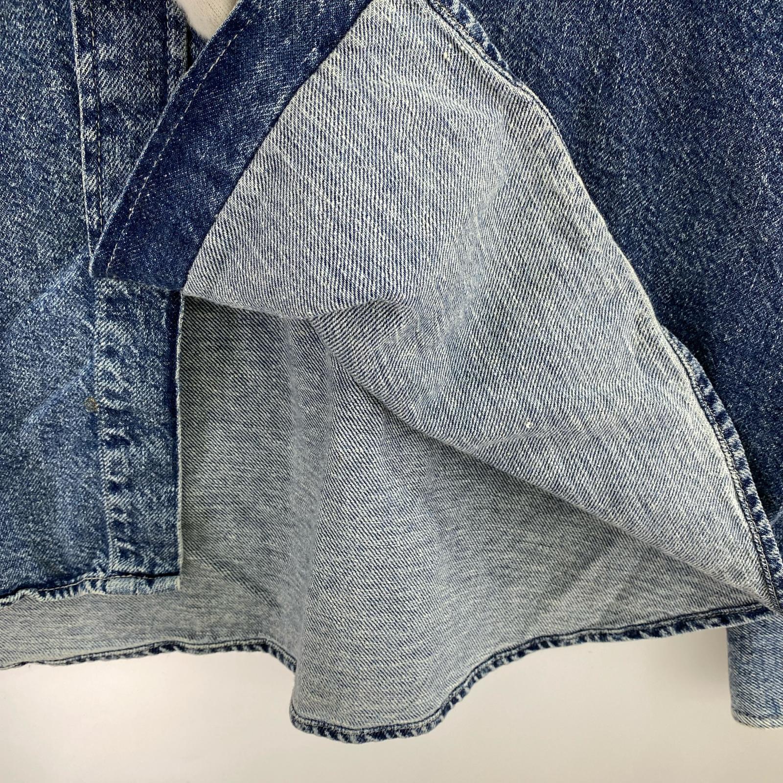 長袖シャツ Boxy Western Denim Shirt ライトブルー L