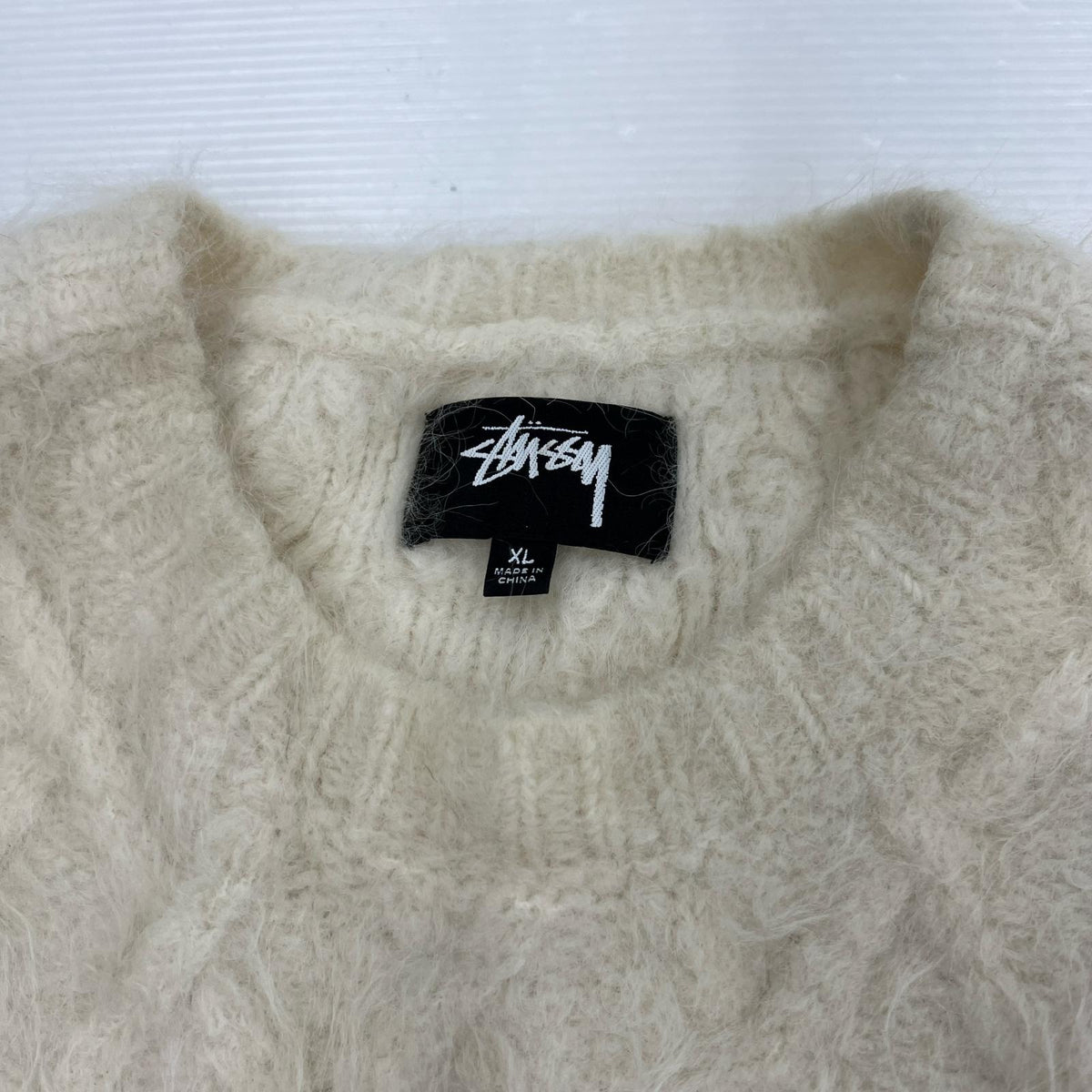 ニット Fuzzy Lattice Crew ﾆｯﾄ ｱｲﾎﾞﾘｰ