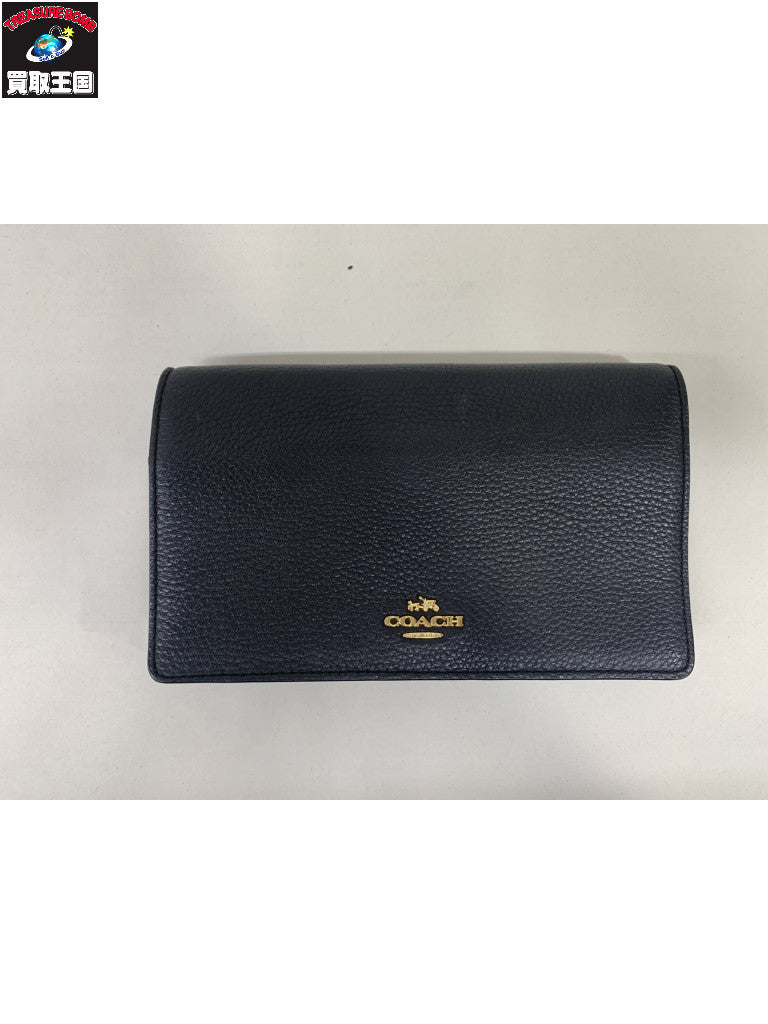 COACH ショルダーウォレット ブラック