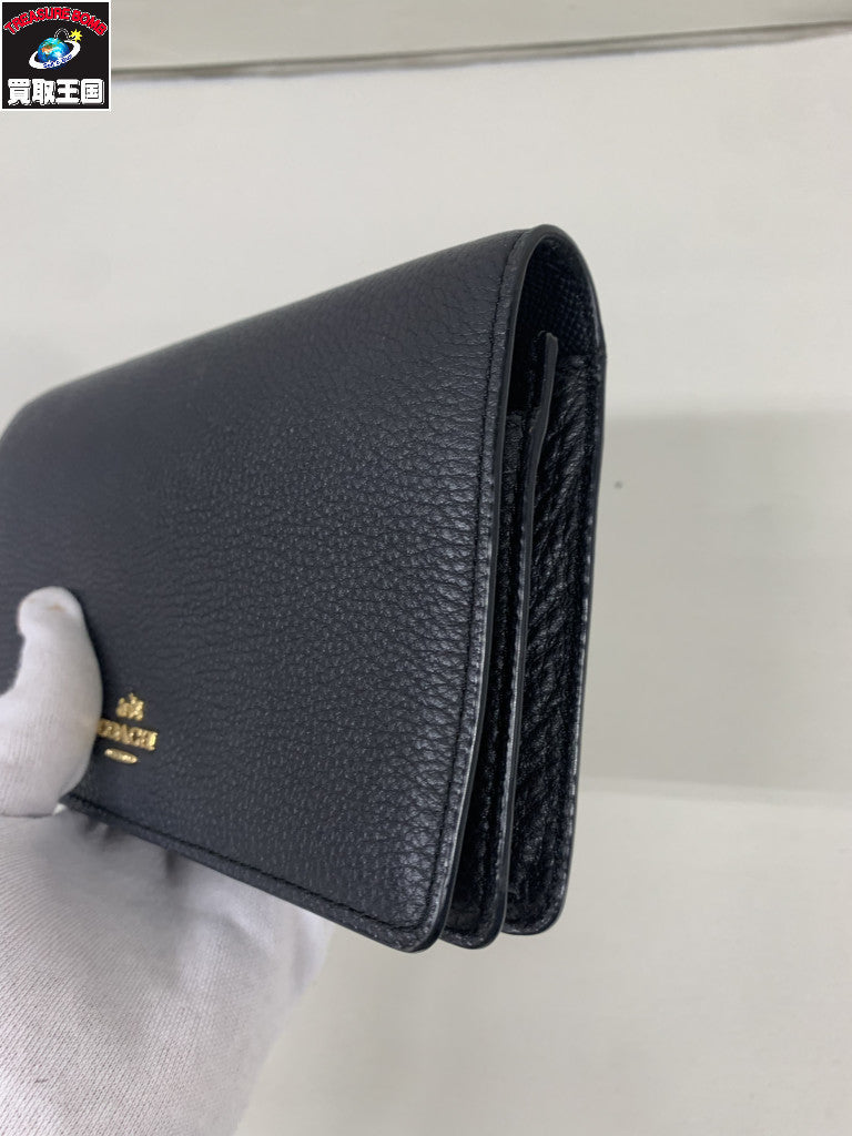 COACH ショルダーウォレット ブラック