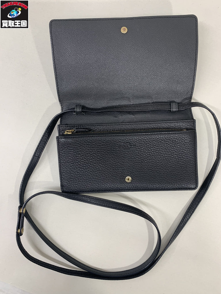 COACH ショルダーウォレット ブラック