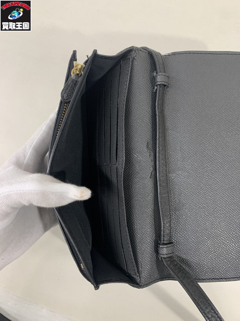COACH ショルダーウォレット ブラック