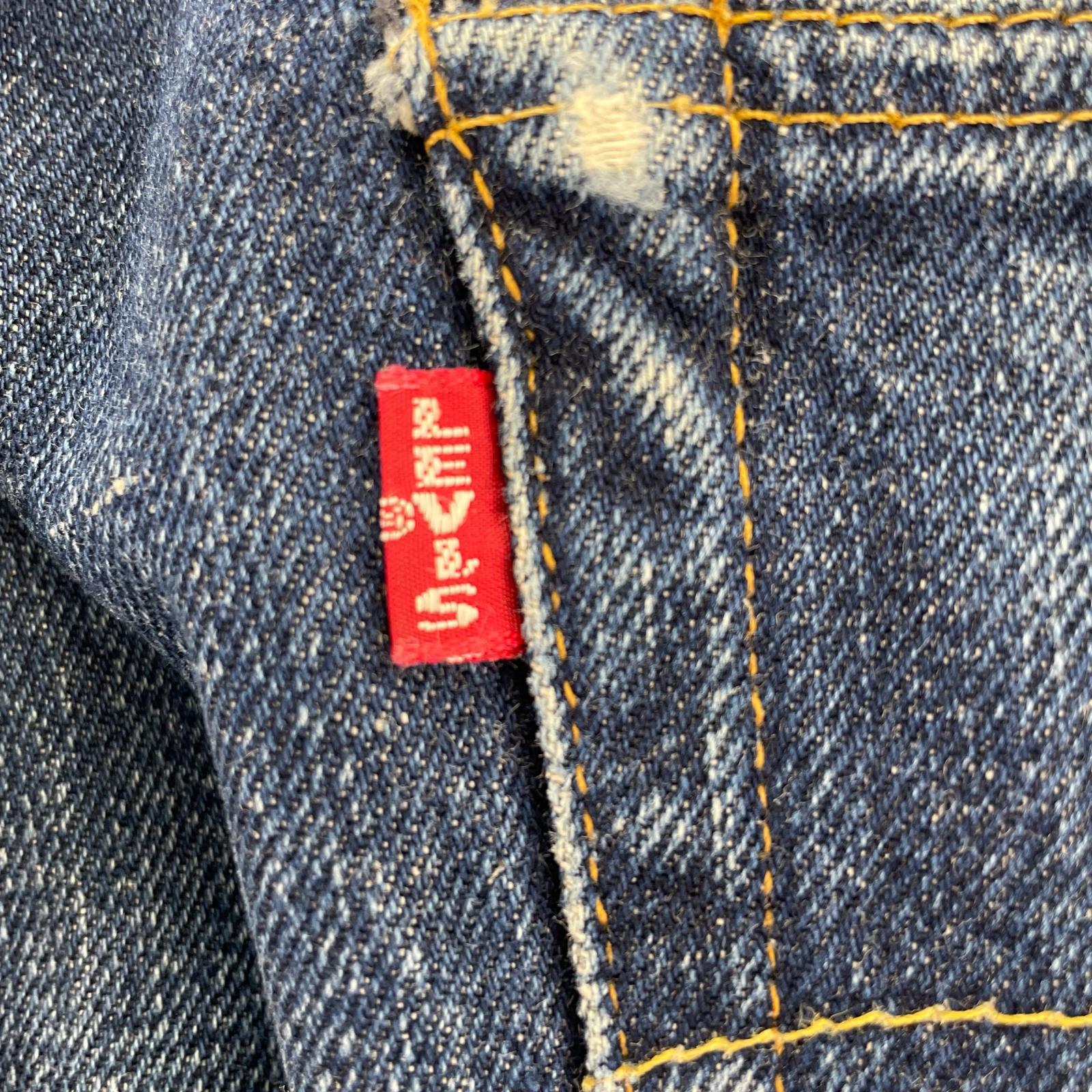 デニムパンツ 復刻 501XX 1955年モデル ビッグE 33 ブルー