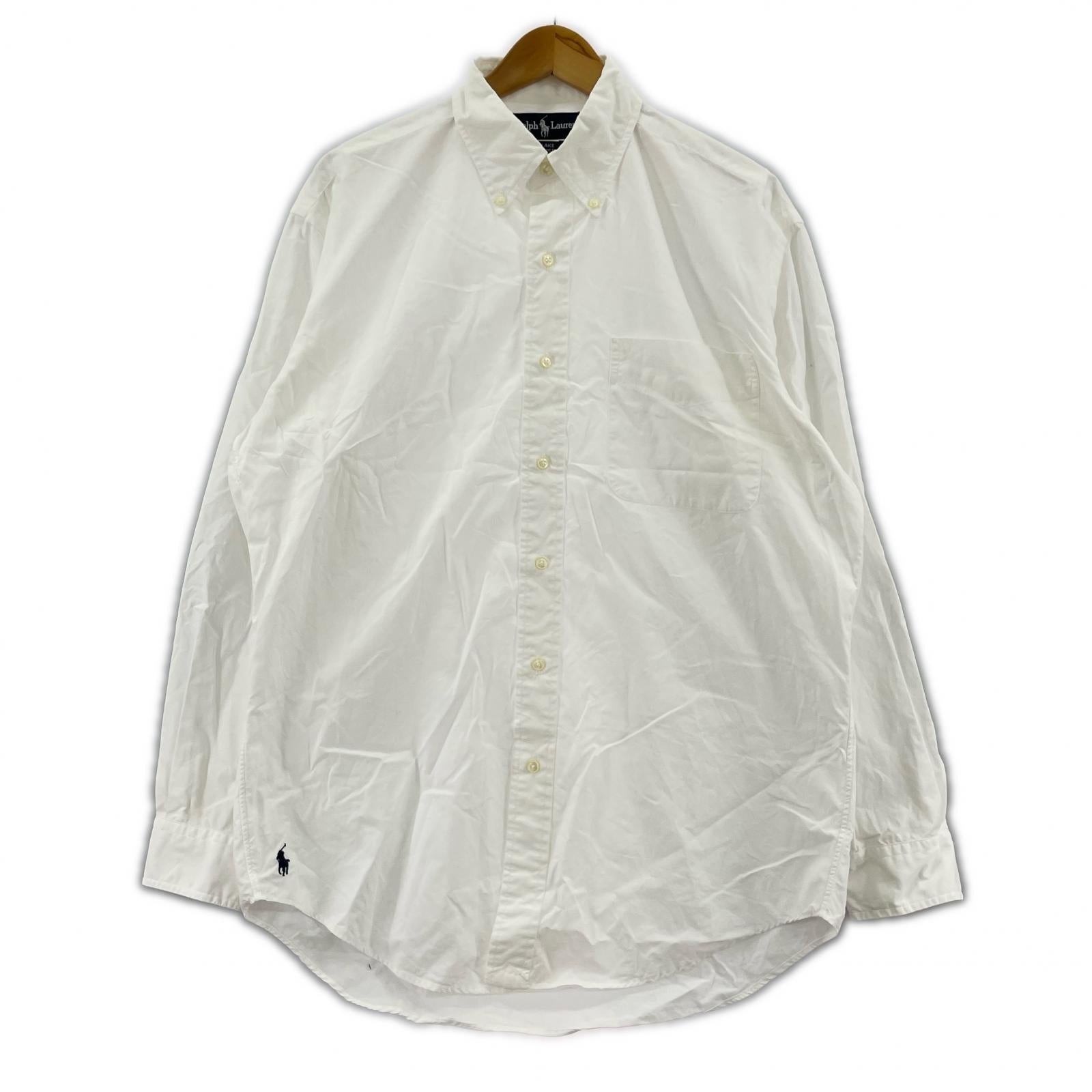 長袖シャツ POLO RALPH LAUREN BLAKE L/S シャツ 白 (S) S ホワイト