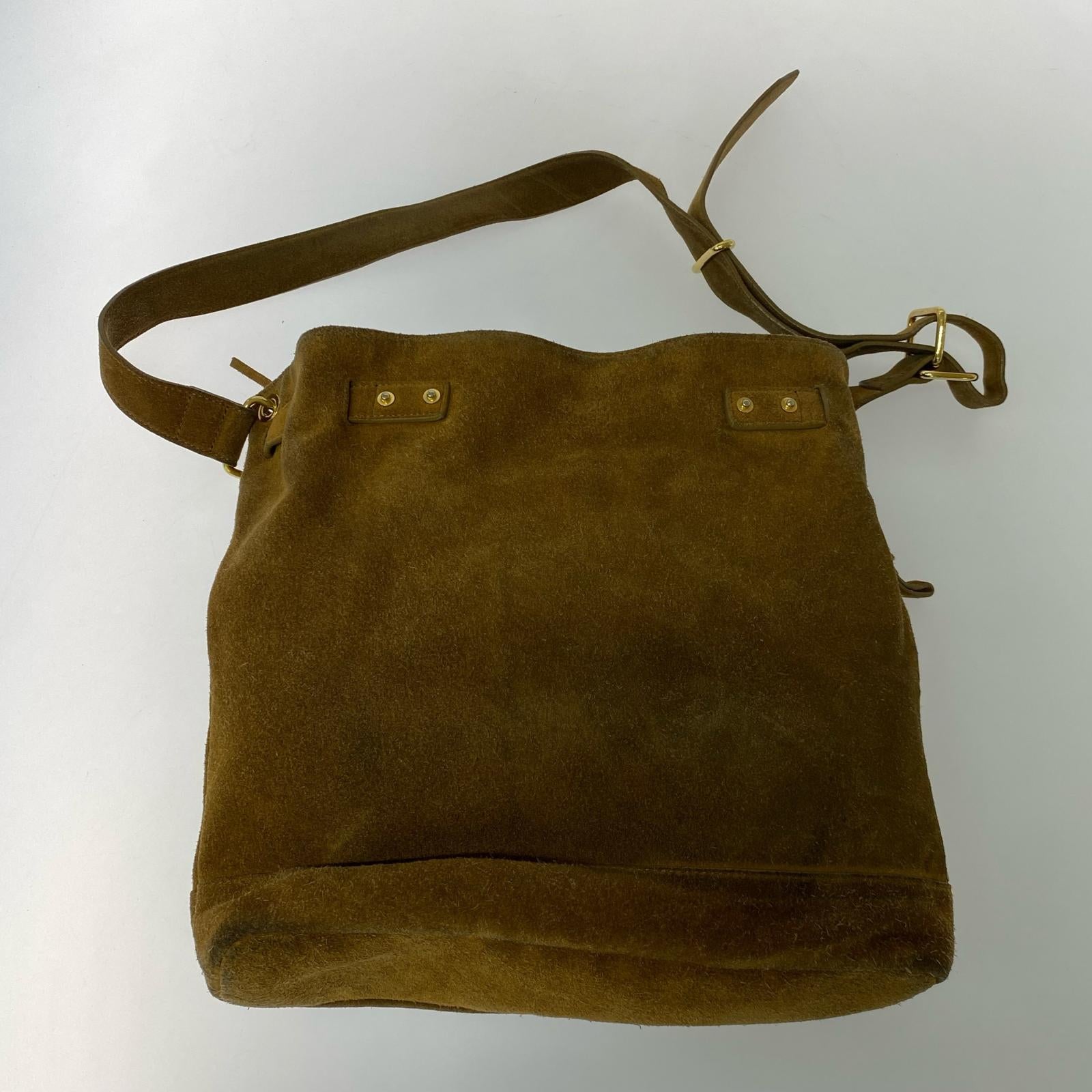 ショルダーバッグ ×5525gallery/×nonnative/フリンジ/スエード ブラウン
