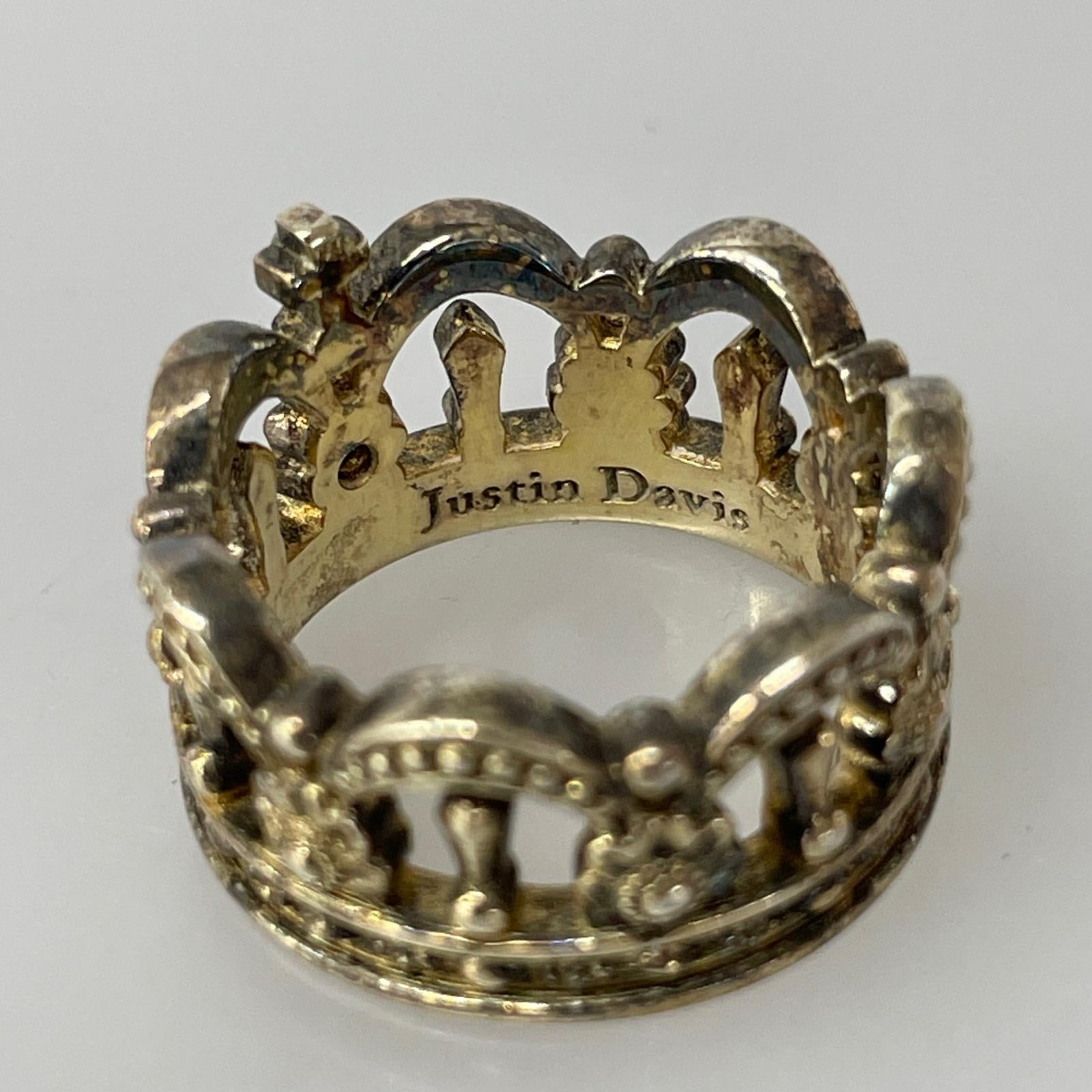 リング・指輪 VERONA Ring GOLD FINISH DIAMOND 925 ゴールド