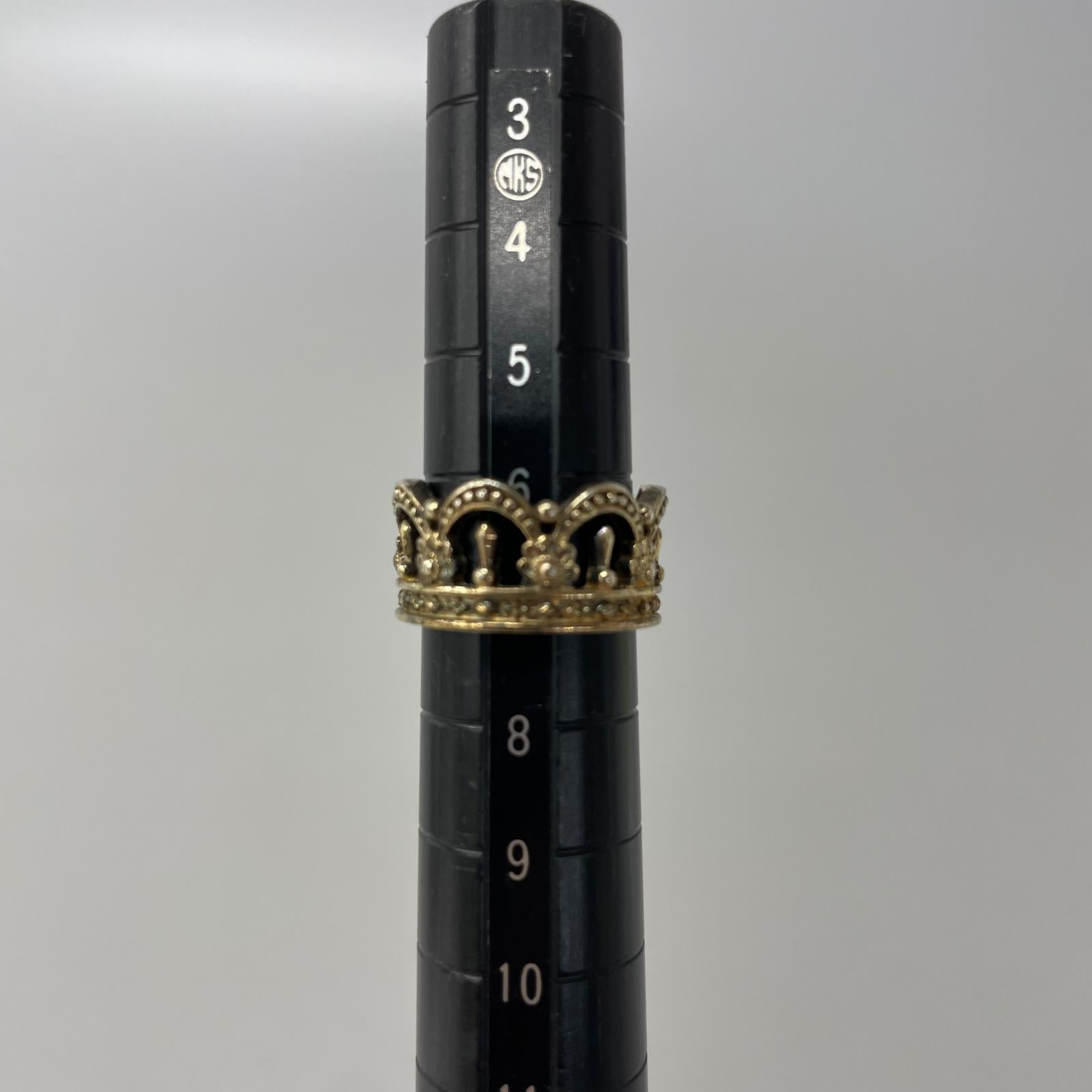リング・指輪 VERONA Ring GOLD FINISH DIAMOND 925 ゴールド