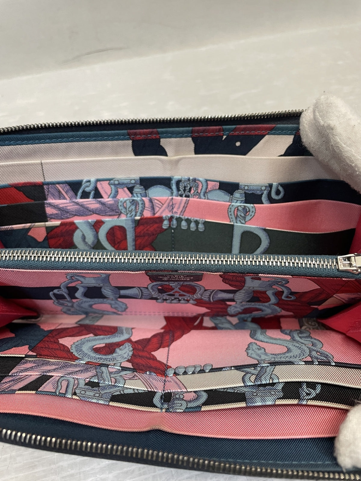 HERMES アザップ シルクイン ロングウォレット 長財布