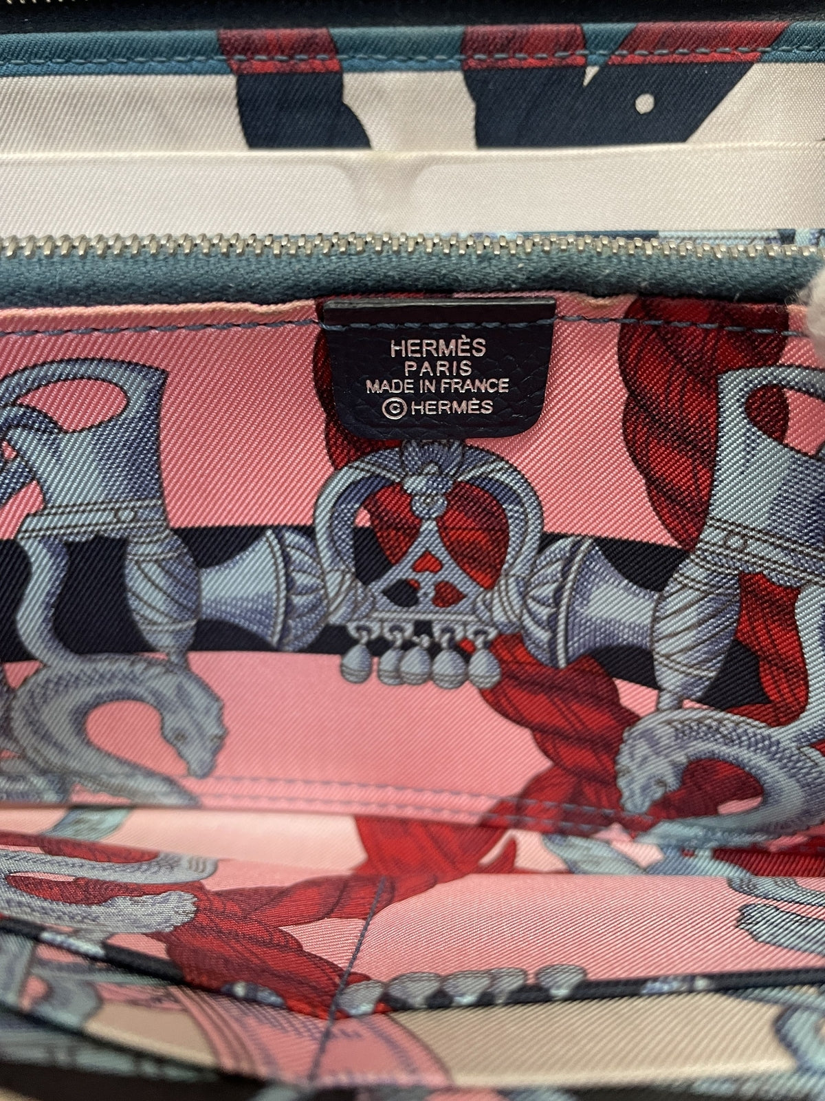 HERMES アザップ シルクイン ロングウォレット 長財布