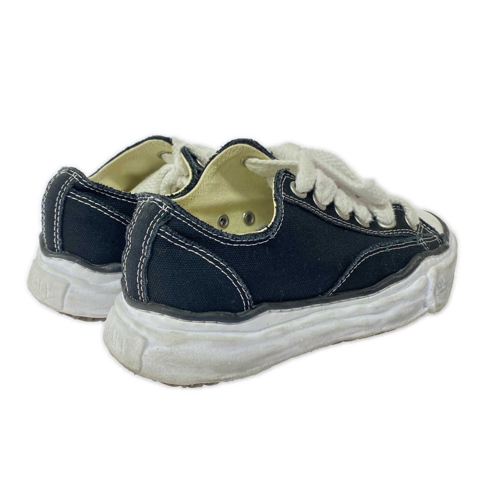 スニーカー PETERSON キャンバスローカットスニーカー BLK ブラック