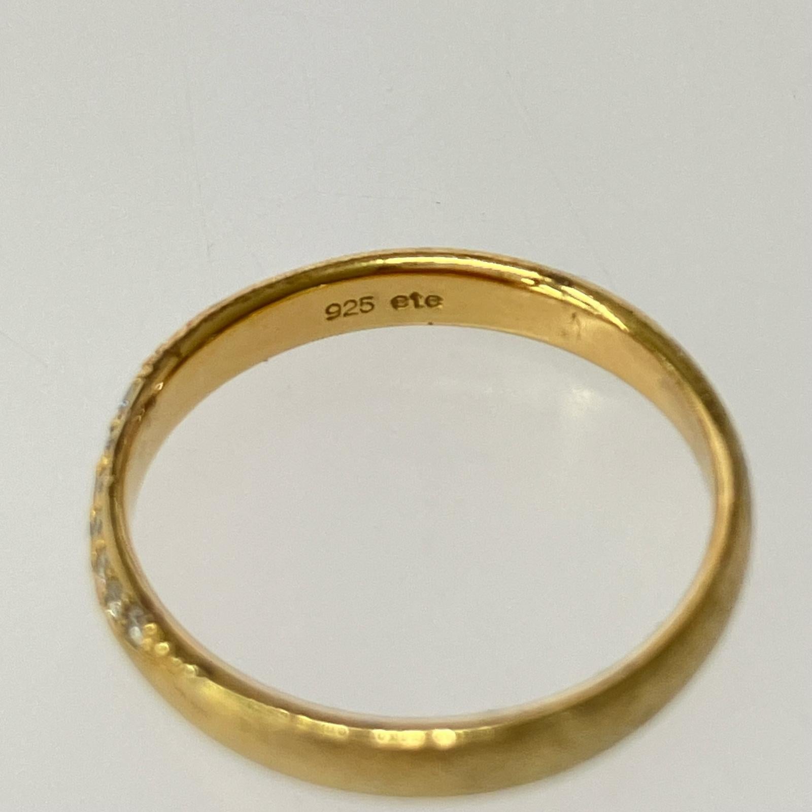 リング・指輪 925 ビジュークレセントムーンリング GLD ゴールド