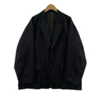 テーラードジャケット selvage wool jacket ブラック