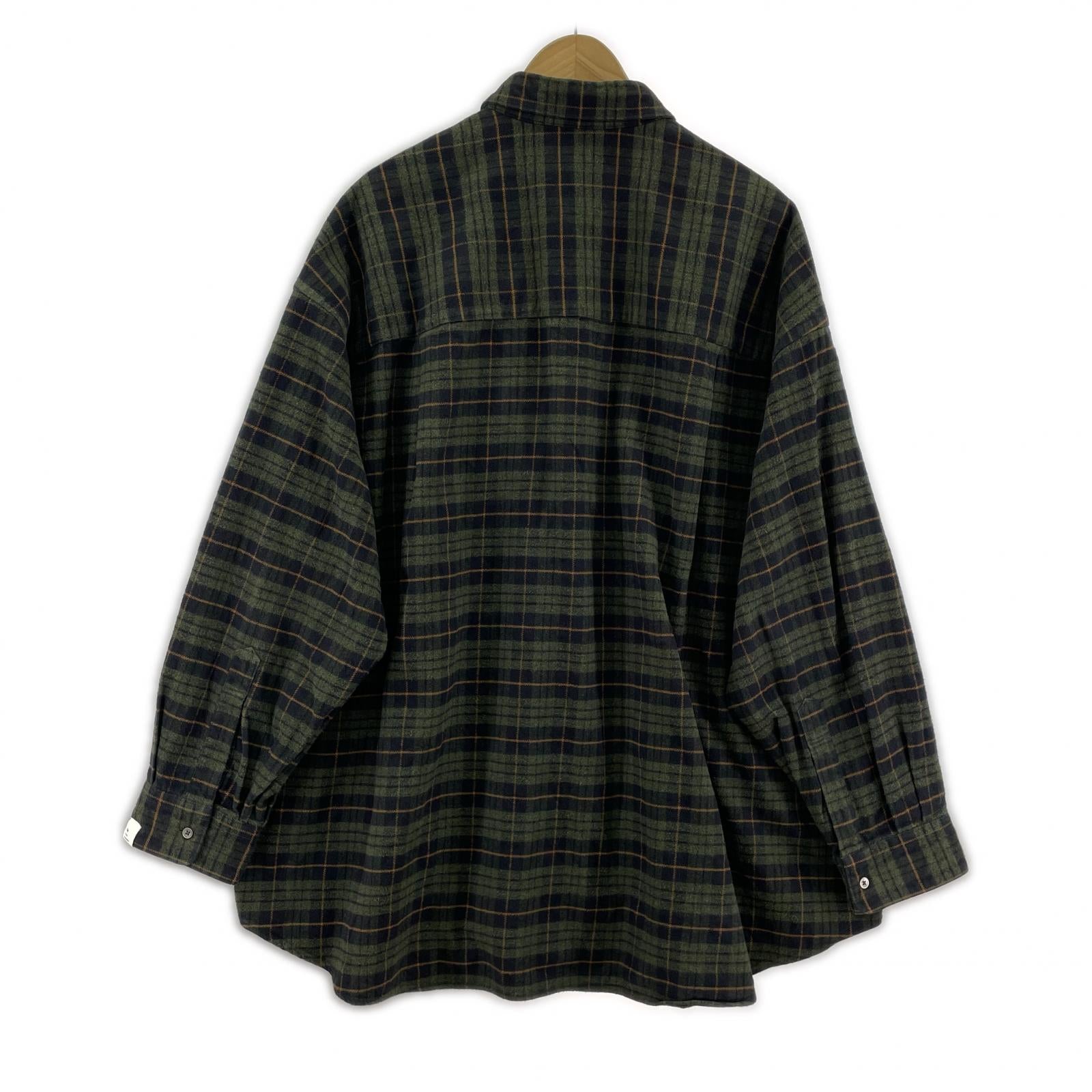 長袖シャツ Cotton Flannel Shirt 2 グリーン
