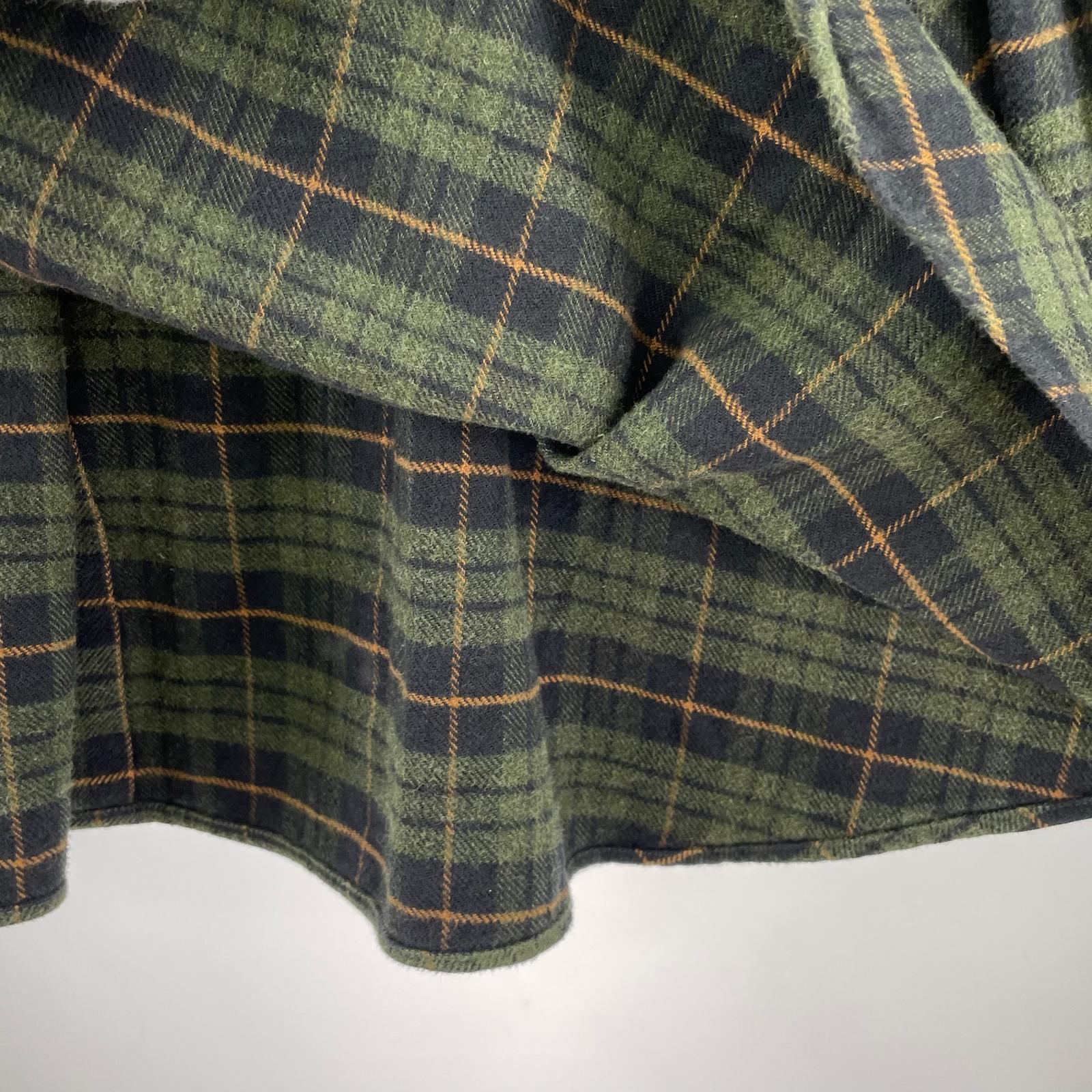 長袖シャツ Cotton Flannel Shirt 2 グリーン