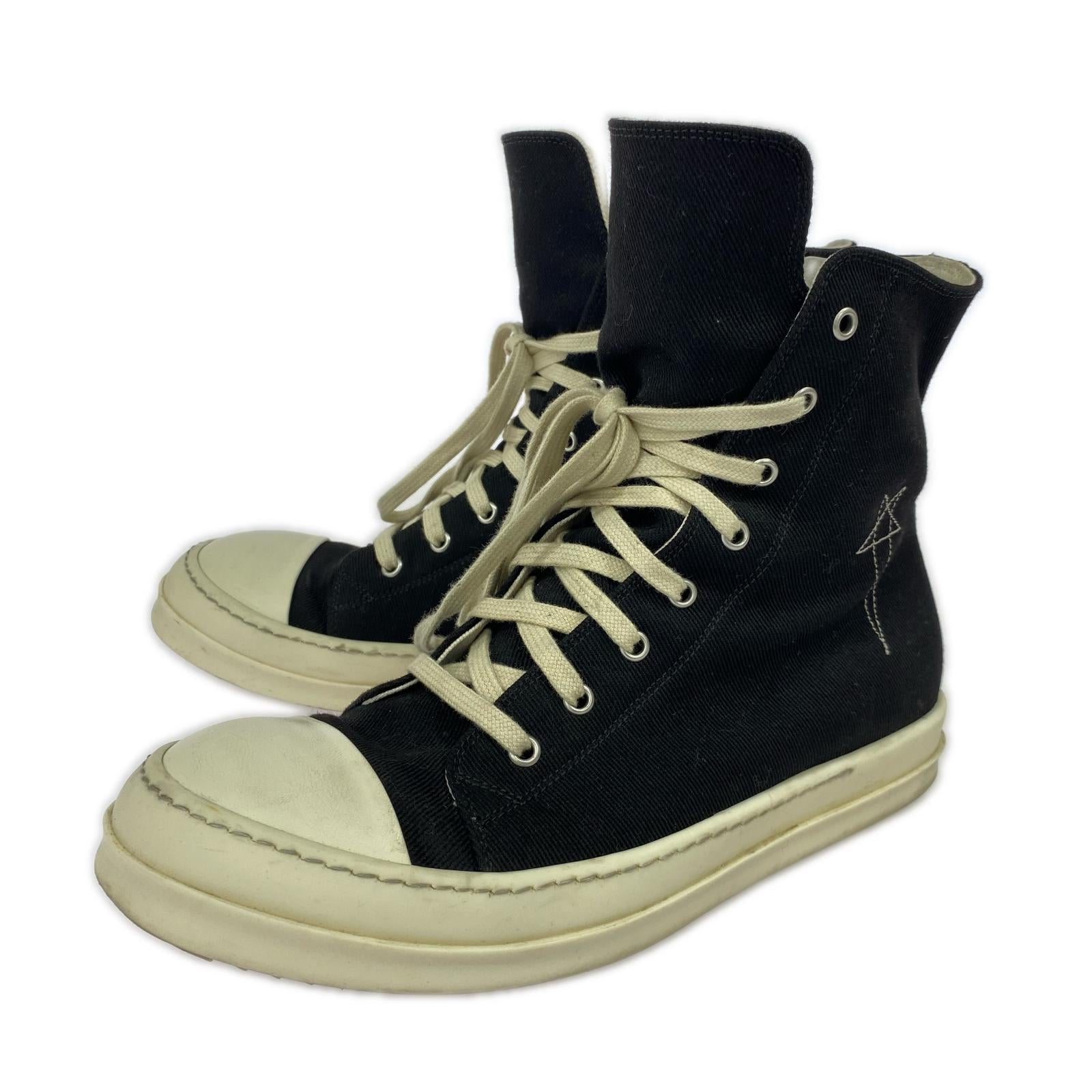 スニーカー DRKSHDW Ramons Canvas Hi 43 43 ブラック