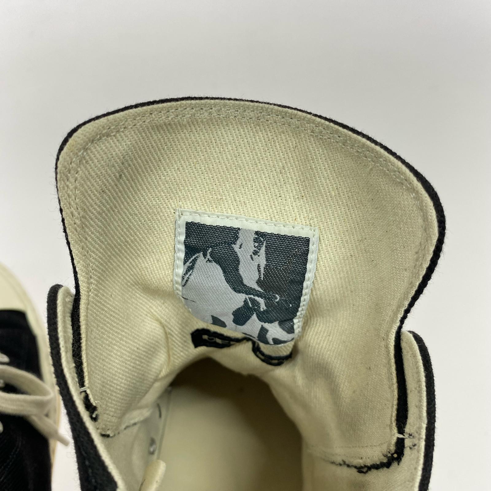 スニーカー DRKSHDW Ramons Canvas Hi 43 43 ブラック