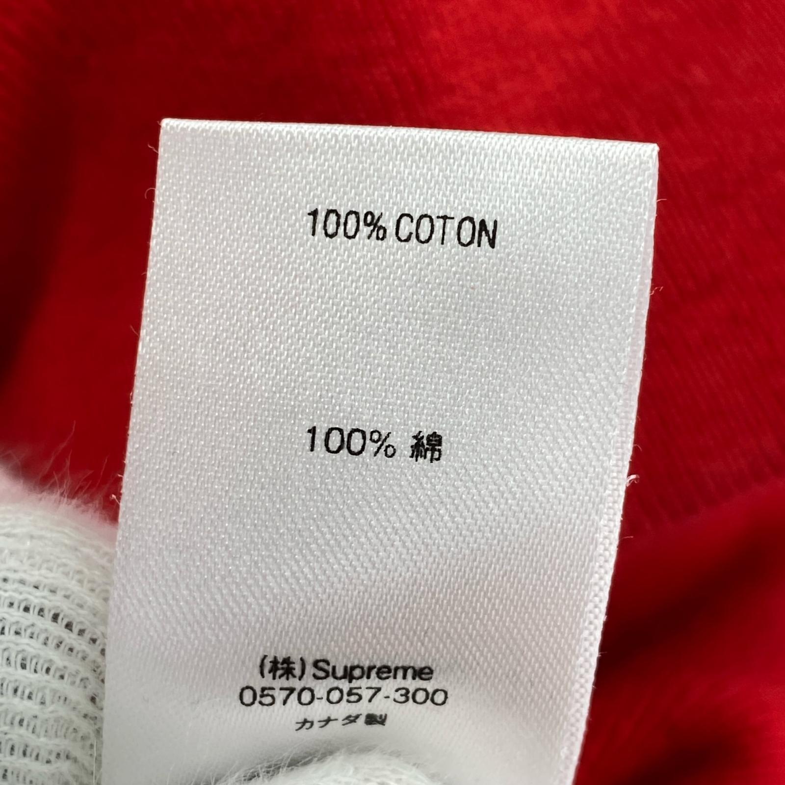 パーカー 20AW S Logo Hooded Sweatshirt RED L レッド