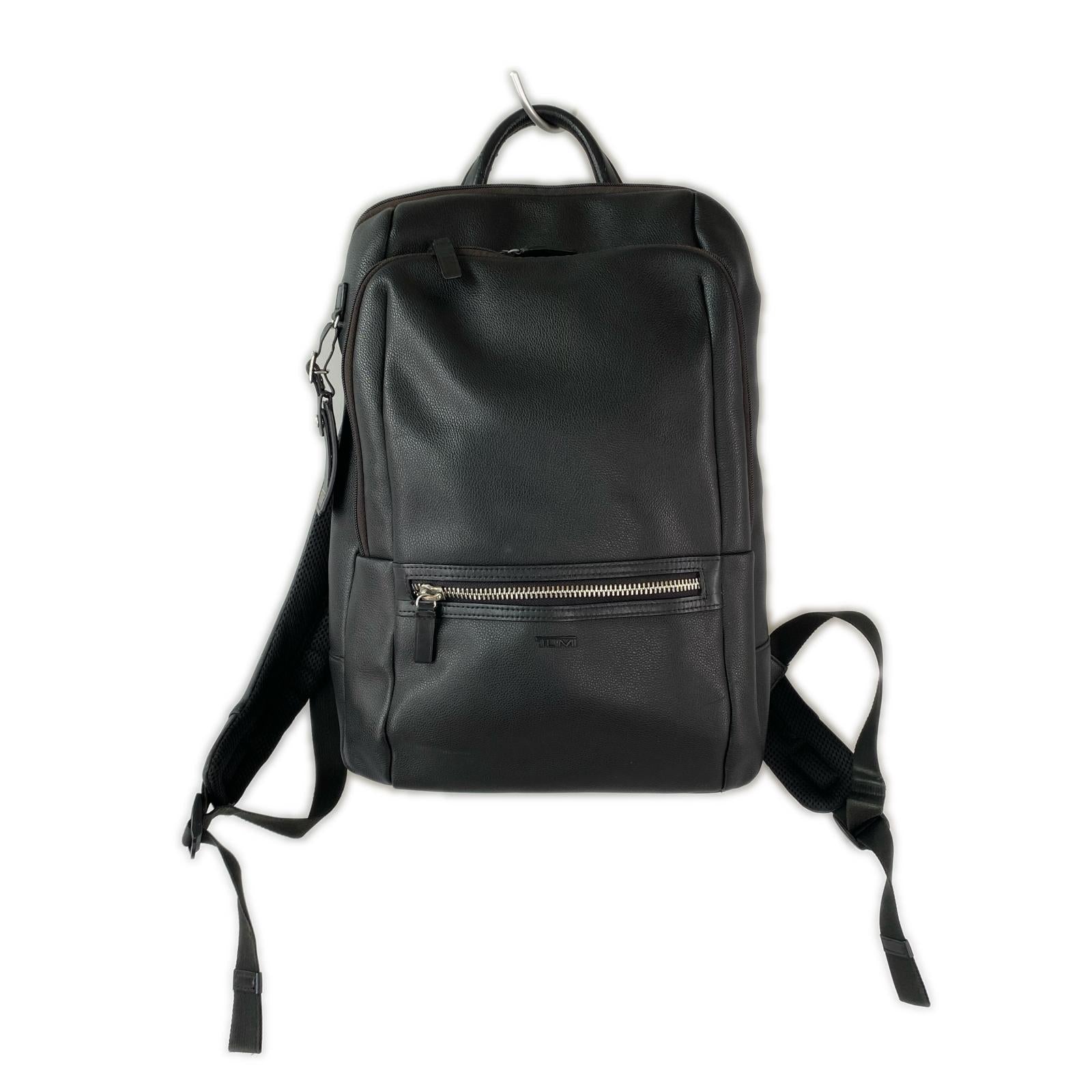 リュック・デイパック TUMI Foxwood Medium Backpack レザー バックパック ブラック