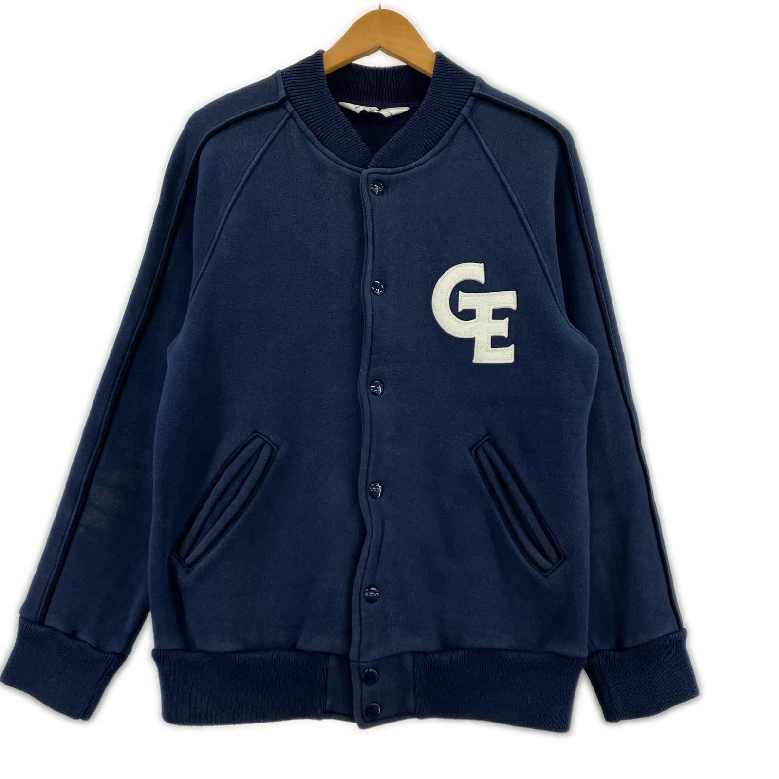 ブルゾン GEロゴ スウェットスタジャン ネイビー（M） M ネイビー