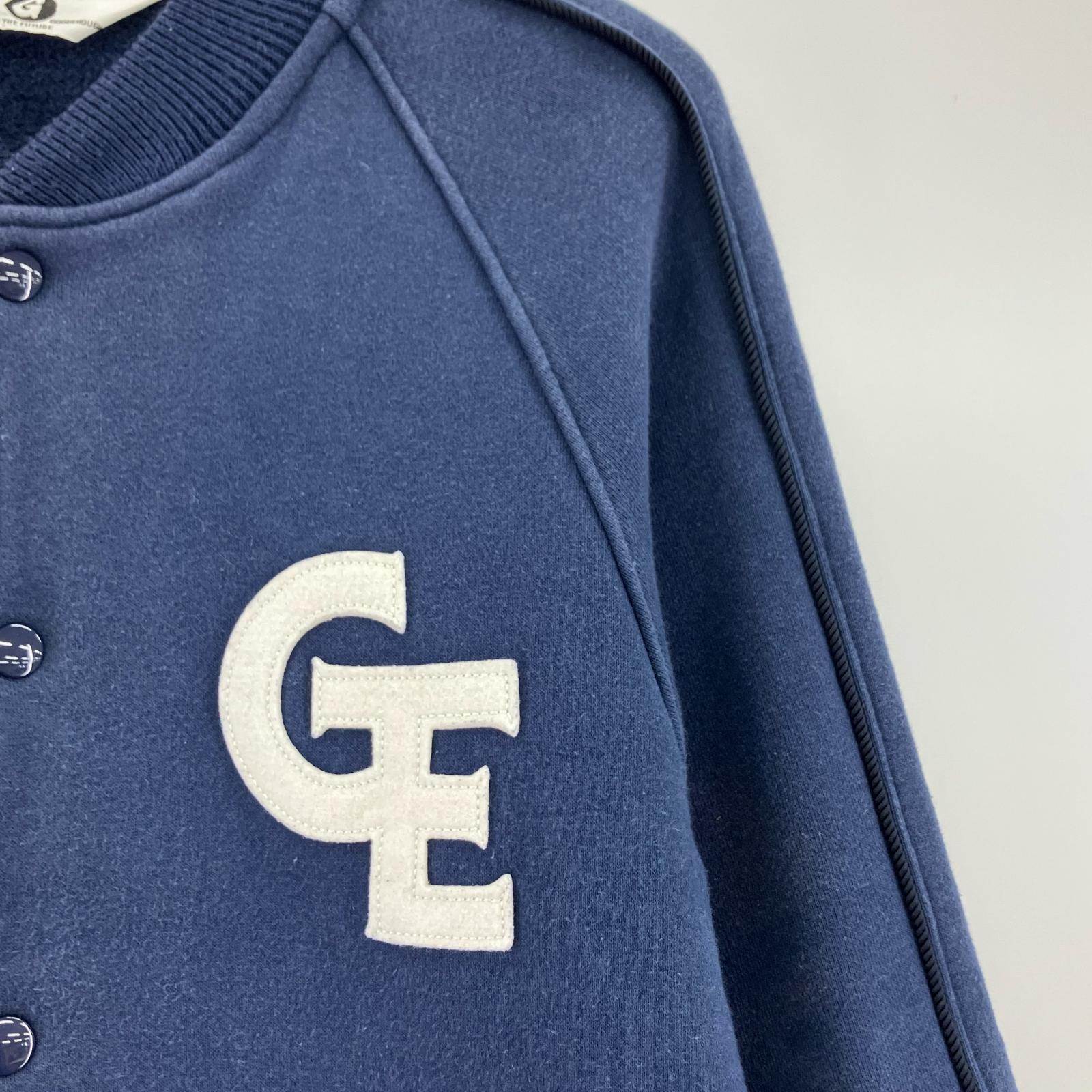 ブルゾン GEロゴ スウェットスタジャン ネイビー（M） M ネイビー