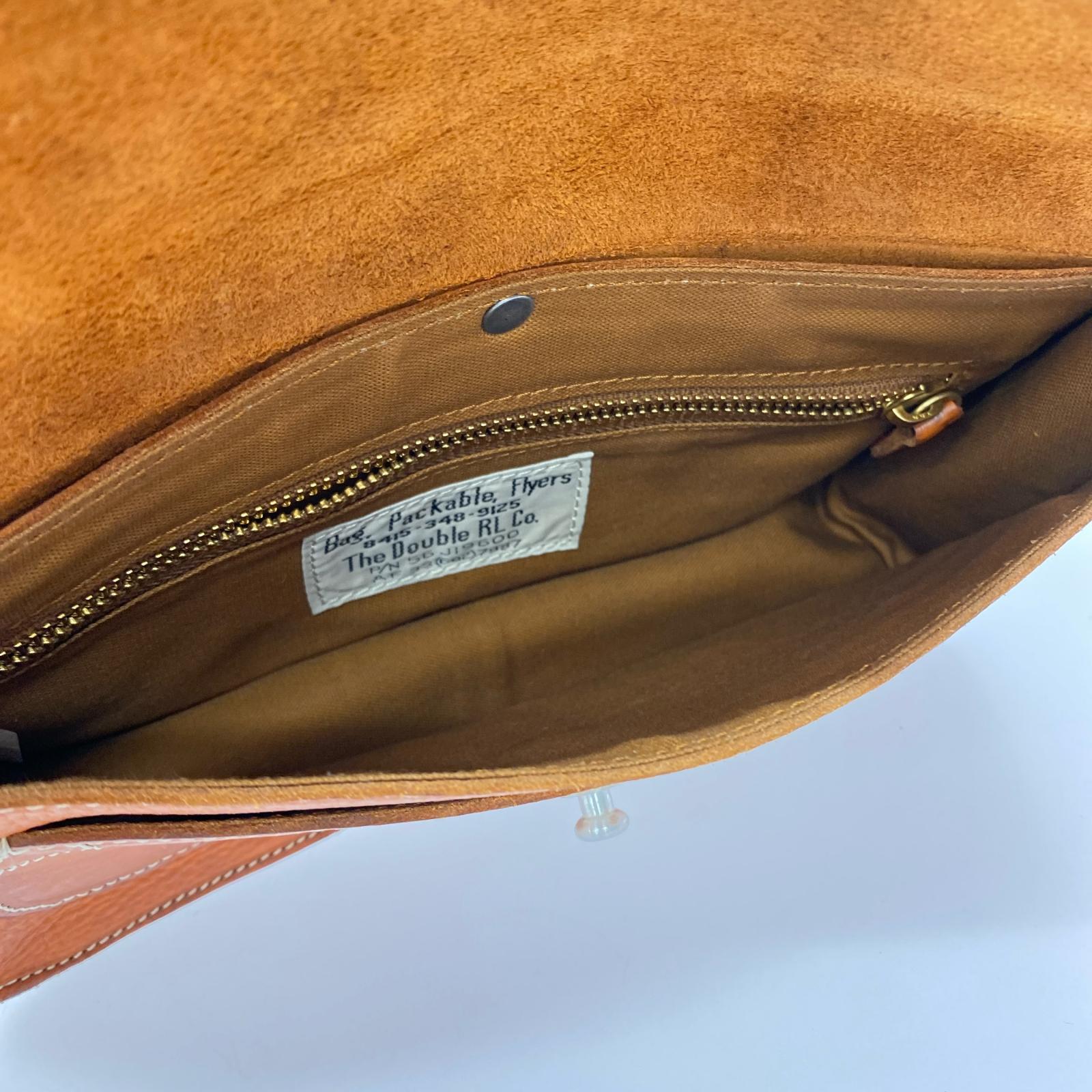その他バッグ RRL レザークラッチバッグ ブラウン