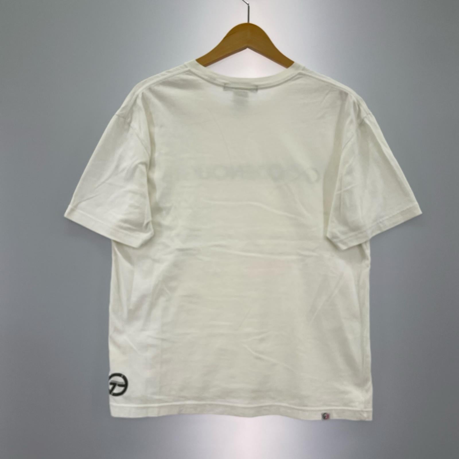 半袖Ｔシャツ ﾌﾟﾘﾝﾄ 白 (2) ホワイト