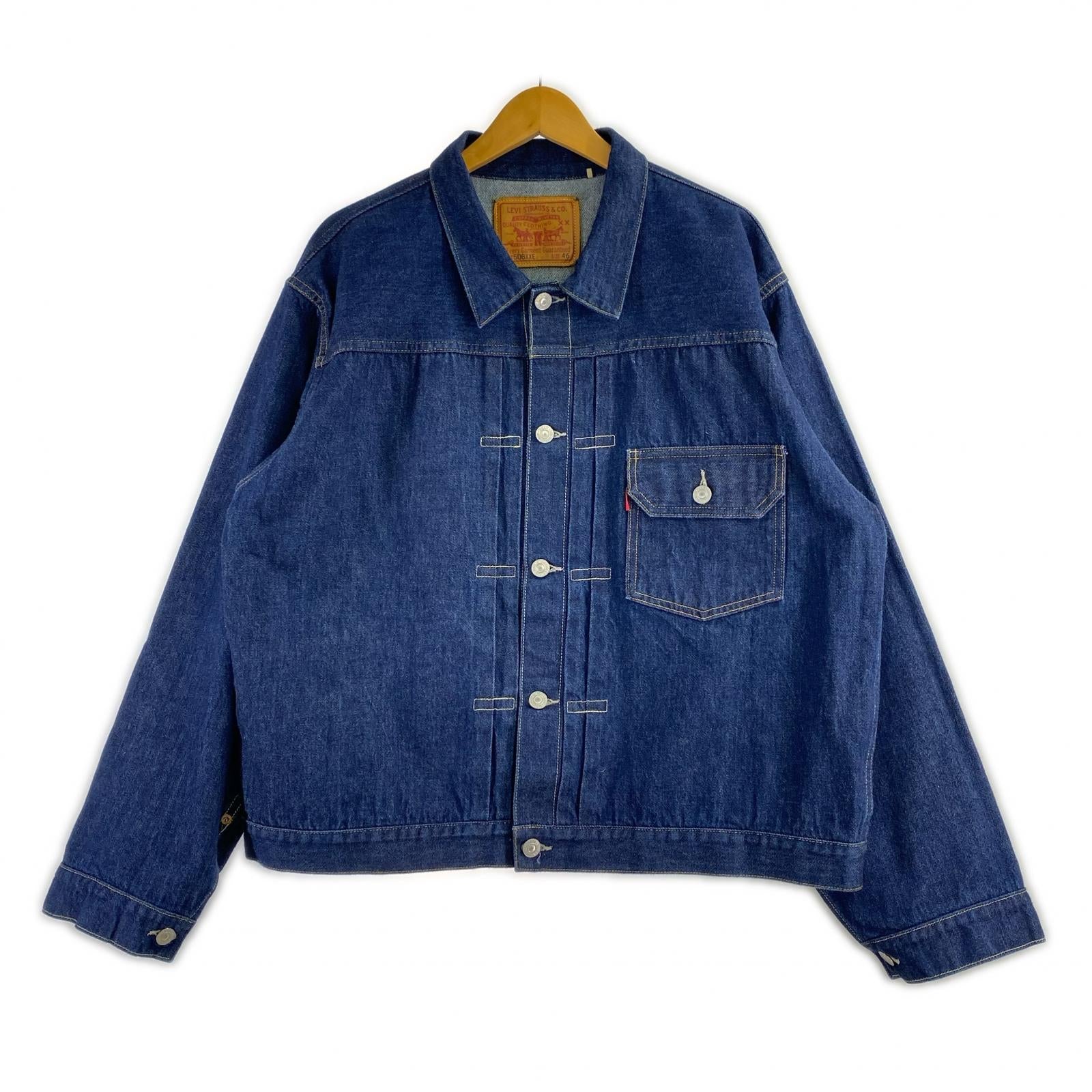 デニムジャケット LEVI'S VINTAGE CLOTHING 日本製 1936年 TYPE-1 1st デニムジャケット 46 46 ブルー