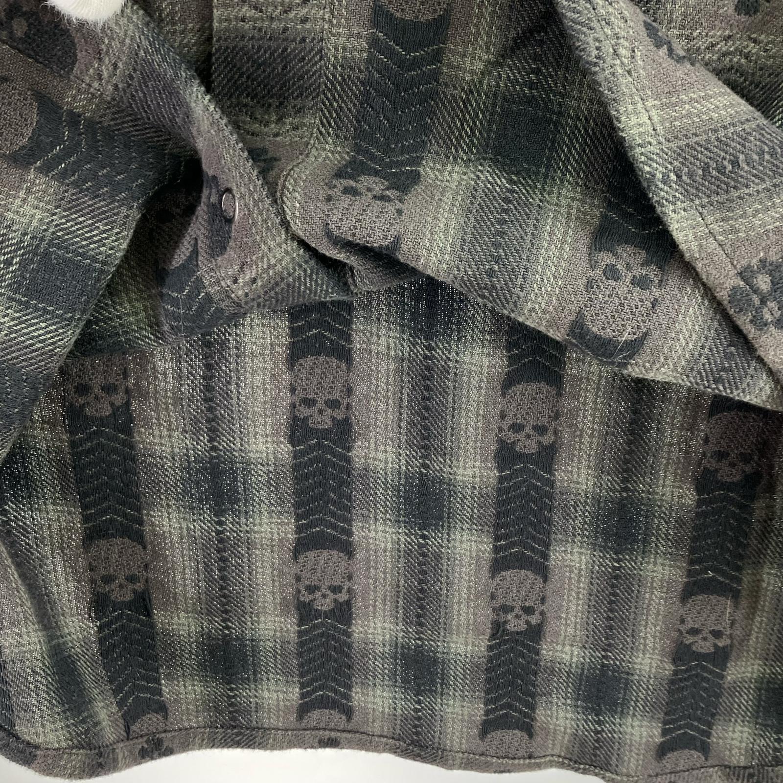 長袖シャツ Supreme×Number nine Hooded Flannel Shirt M 黒 M ブラック