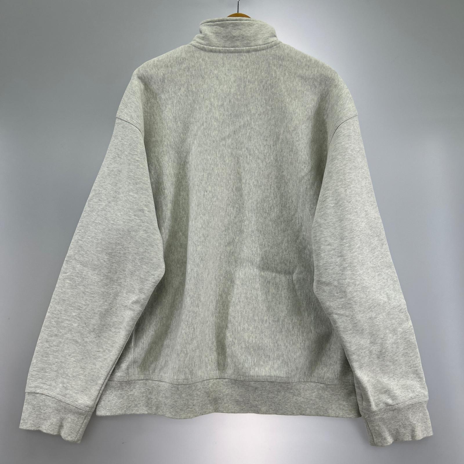 スウェット ハーフジップ GRY L L グレー