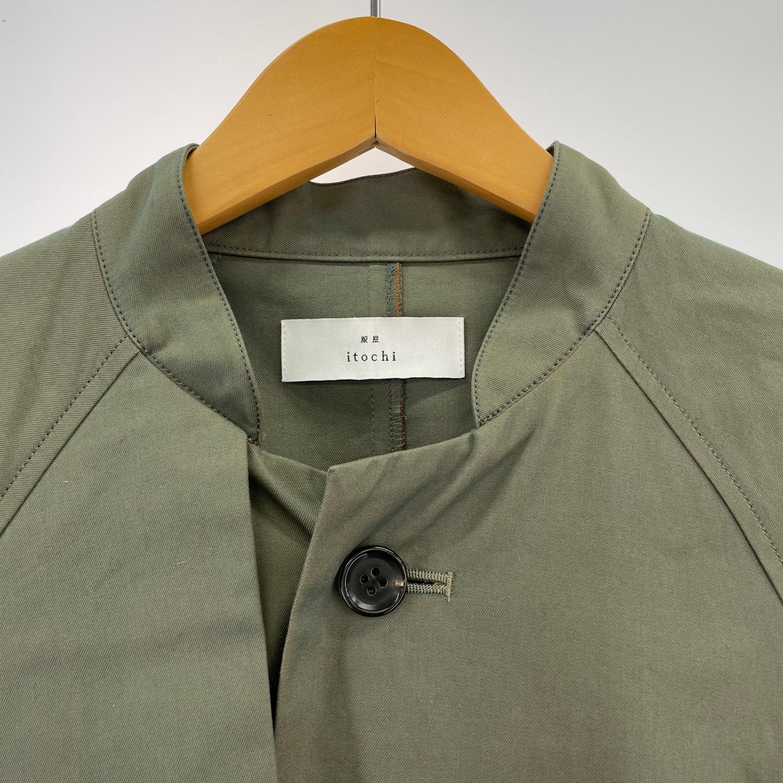 ジャケット itochi イトチ Gabardine Hexa Tent Coat M カーキ
