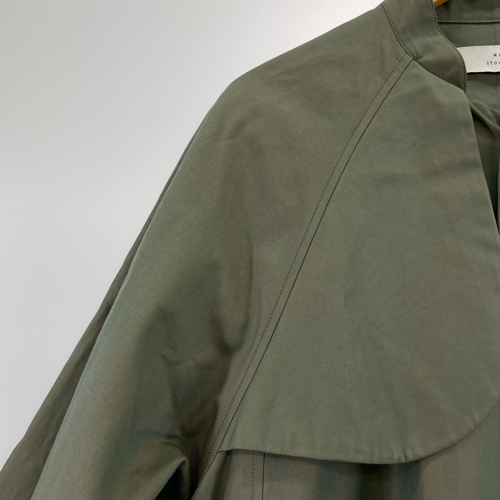 ジャケット itochi イトチ Gabardine Hexa Tent Coat M カーキ