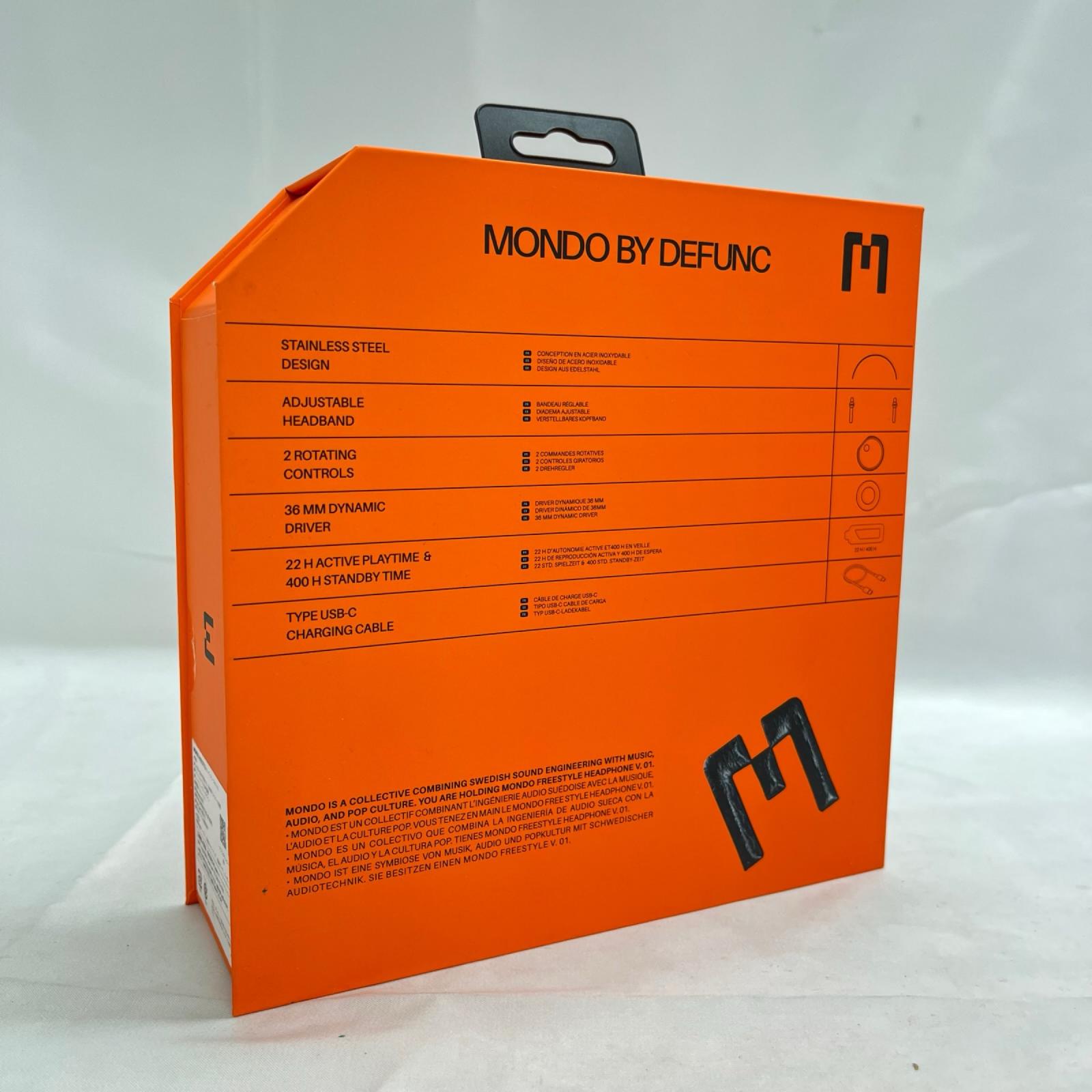 MONDO BY DEFUNC ワイヤレスヘッドホン 4589671032498 MONDO オーディオ機器