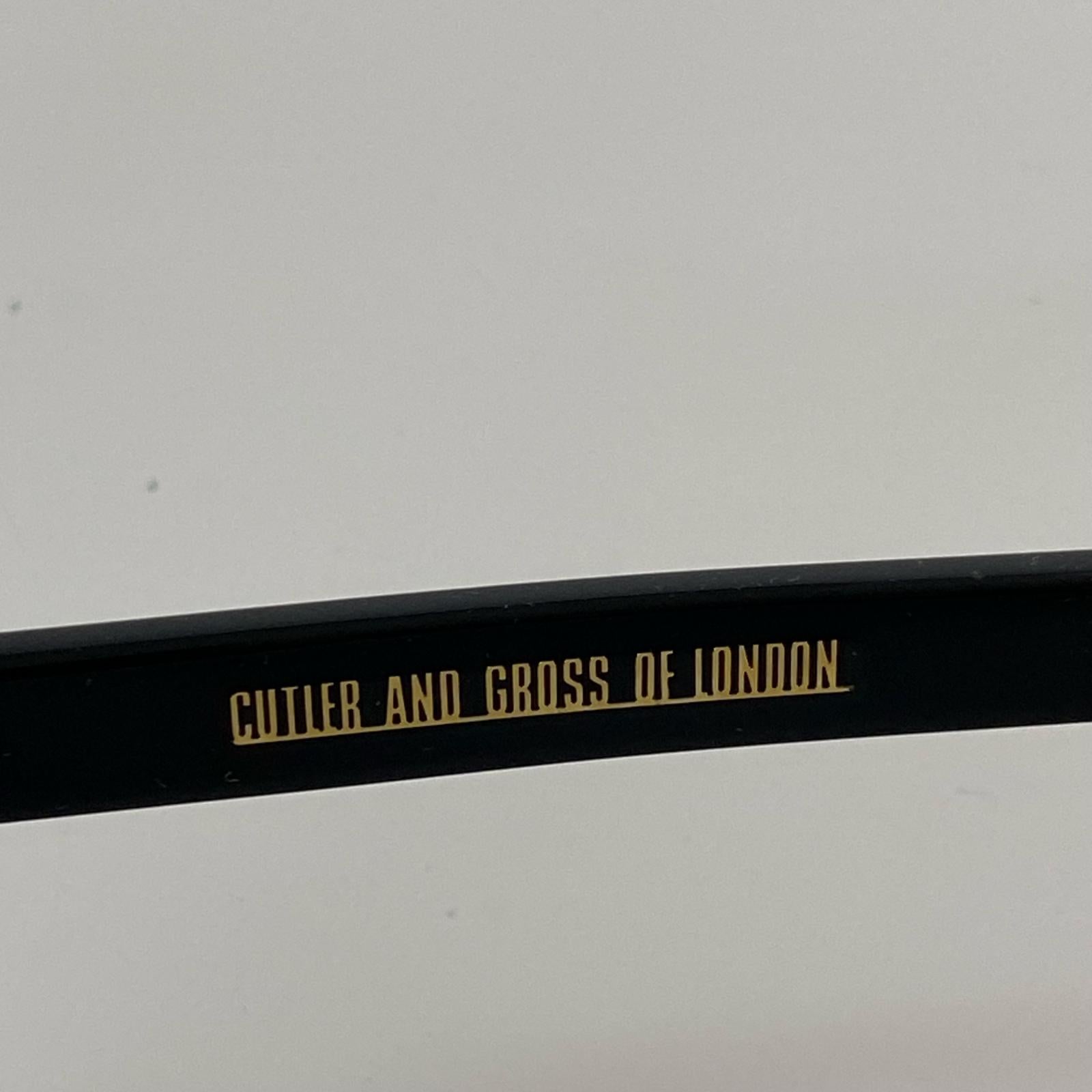 その他アクセサリー CUTLER AND GROSS メガネ 度入り 黒 (53□17-145) ブラック