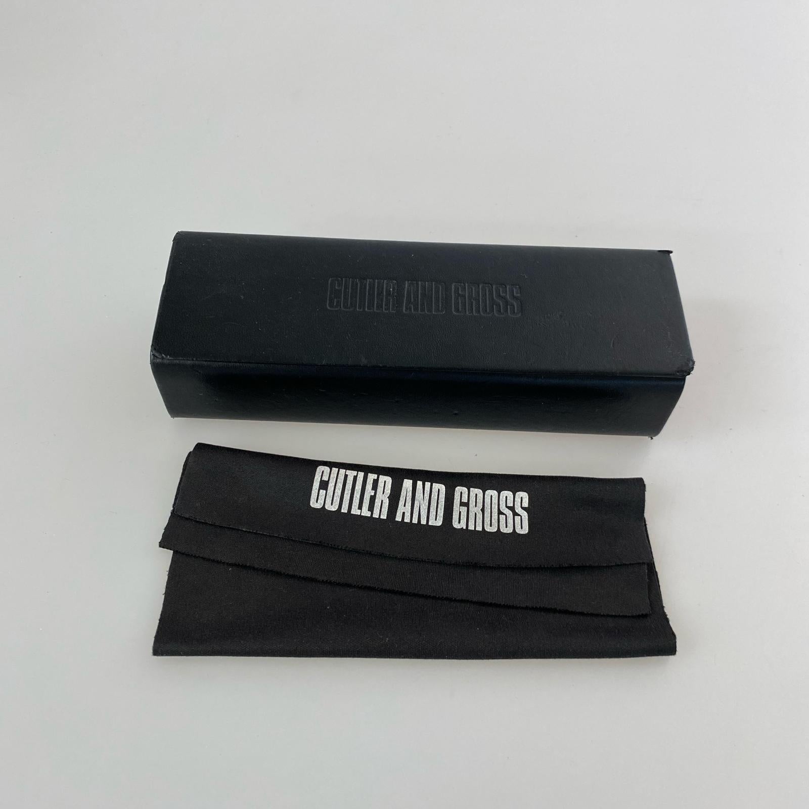 その他アクセサリー CUTLER AND GROSS メガネ 度入り 黒 (53□17-145) ブラック