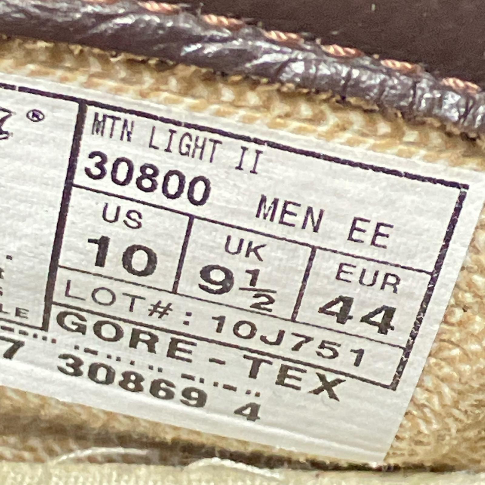 ブーツ MOUNTAIN LIGHT II MADE IN USA Vibram ブラウン