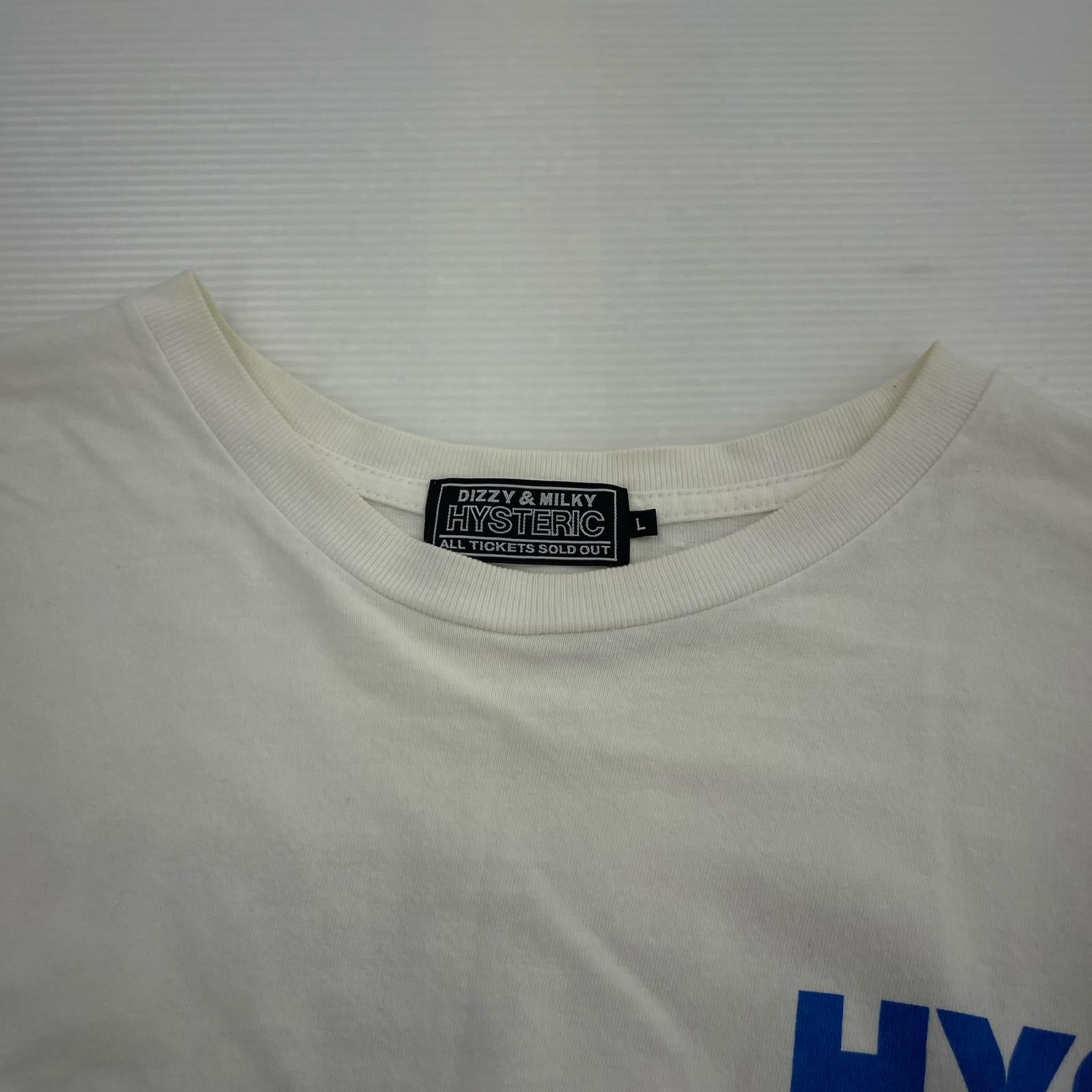 半袖Ｔシャツ ヒスガール　バックプリント L ホワイト