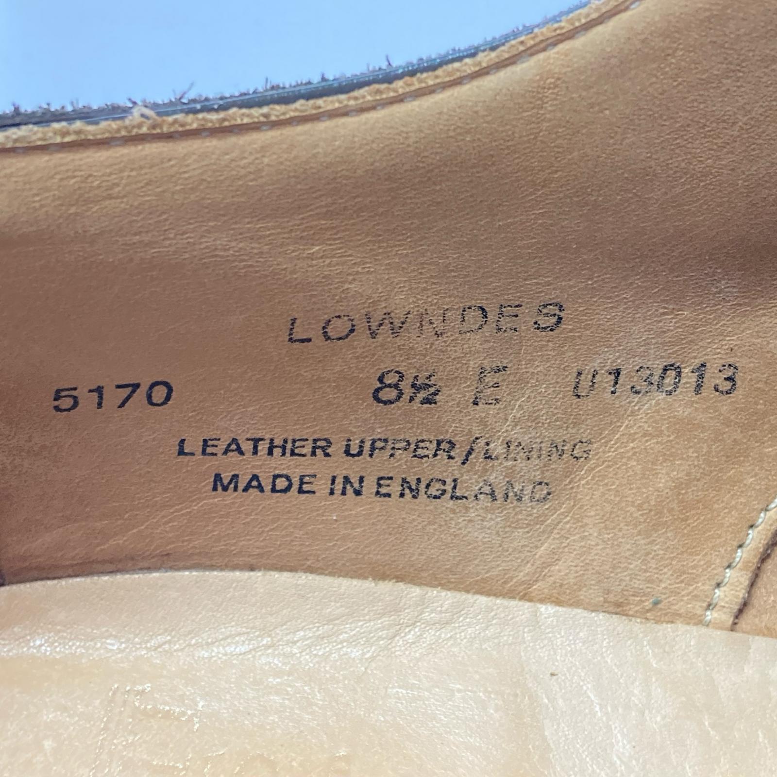 ブーツ LOWNDES 5170 スウェード ブラウン ブラウン