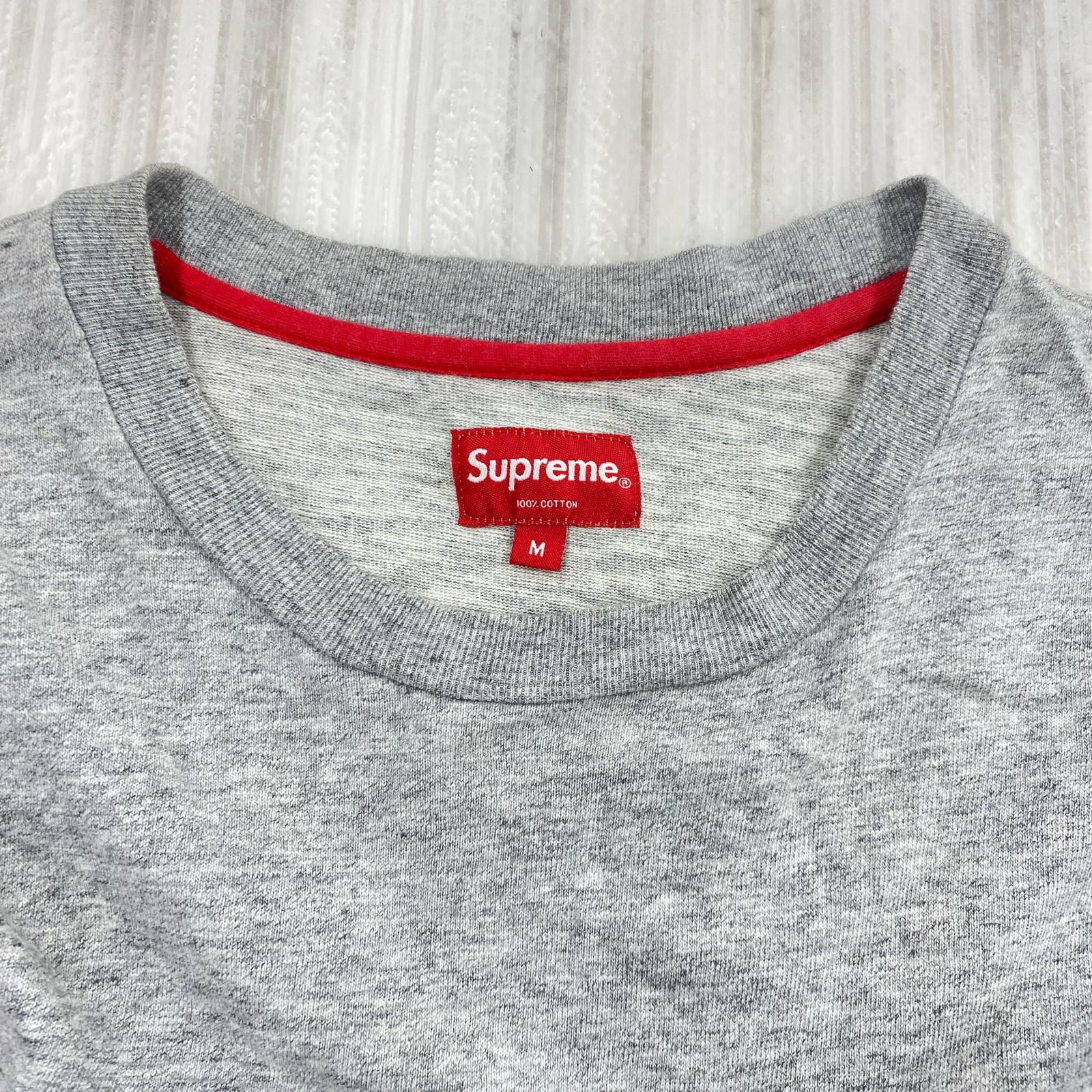 長袖シャツ ポケットT M グレー