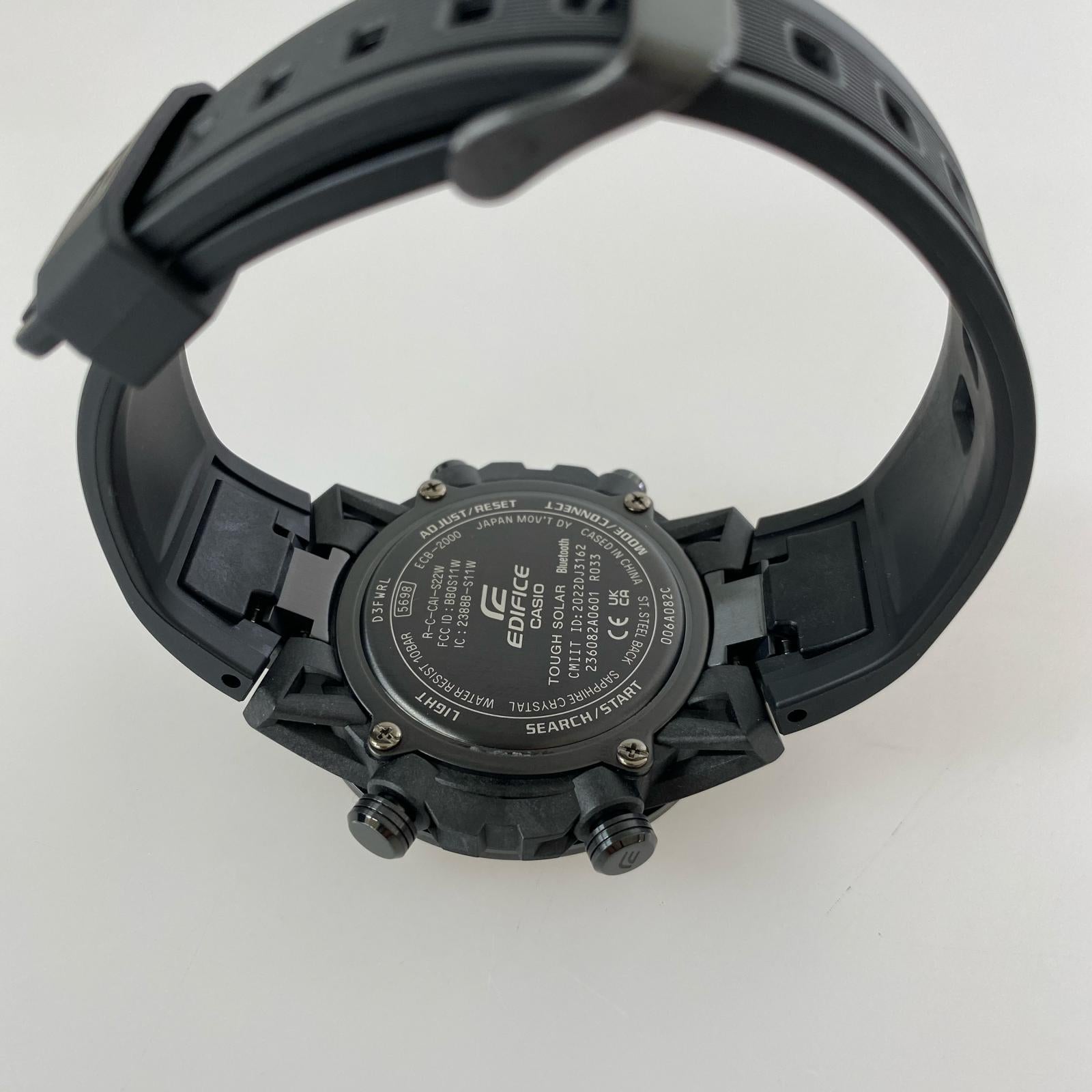 腕時計 CASIO EDIFICE SOSPENSIONE ブラック