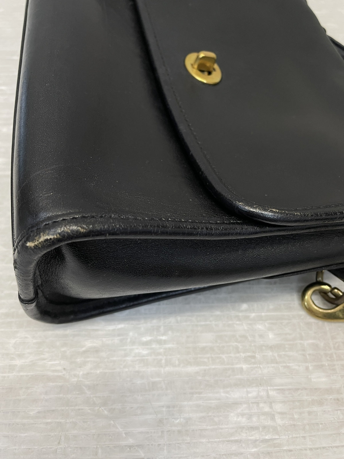 OLD COACH レザーショルダーバック