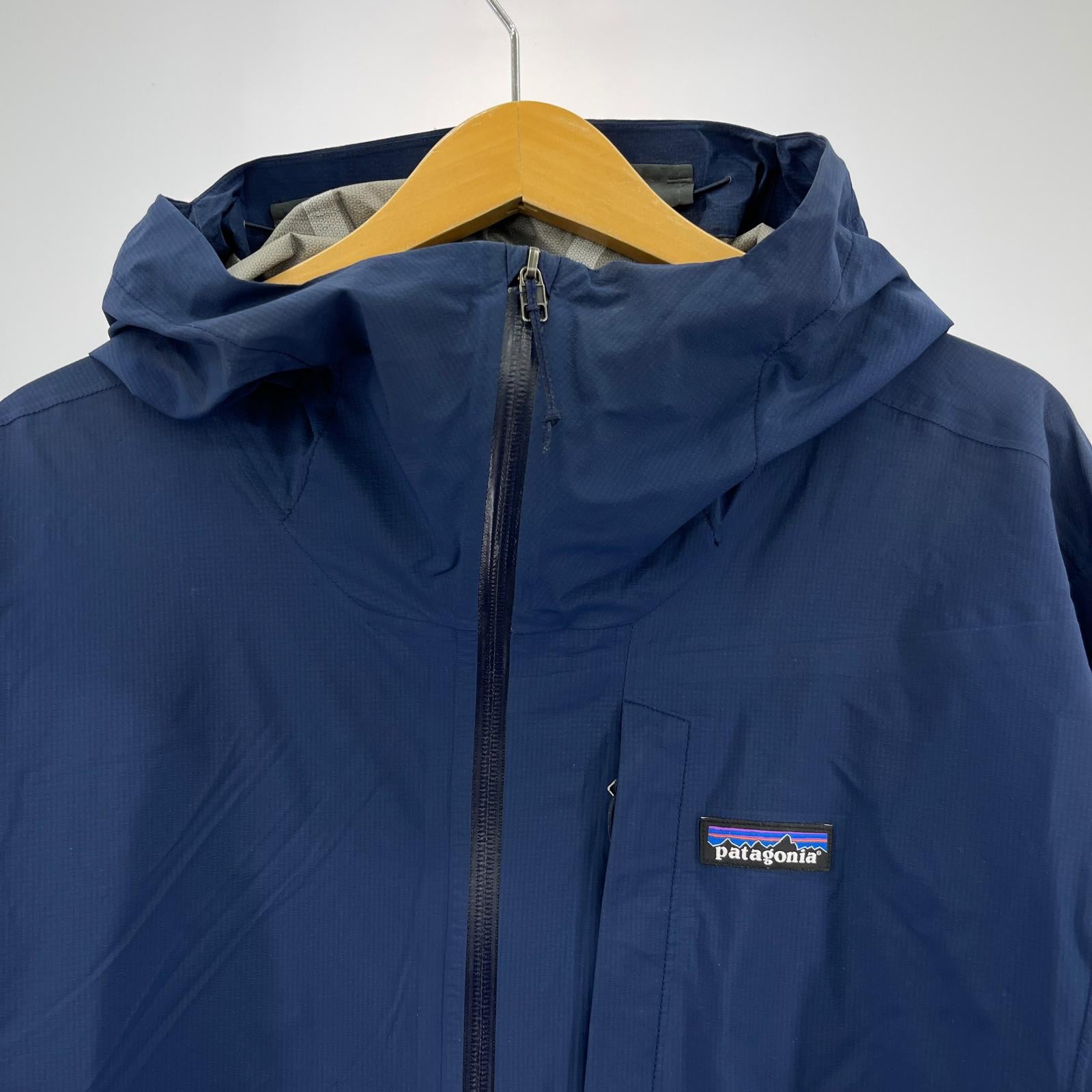 マウンテンパーカー patagonia Stretch Rain shadow Jacket XL 紺 ネイビー