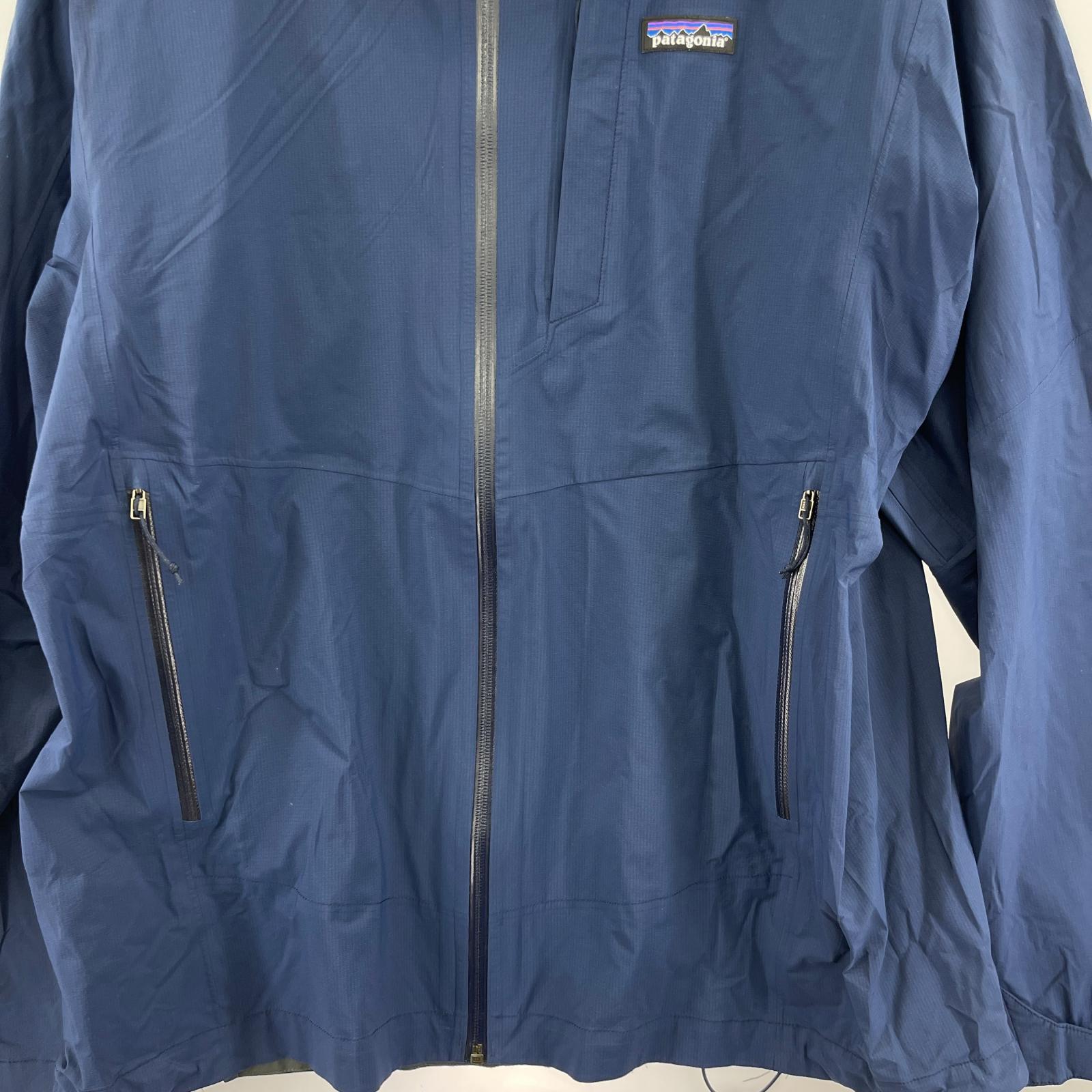 マウンテンパーカー patagonia Stretch Rain shadow Jacket XL 紺 ネイビー