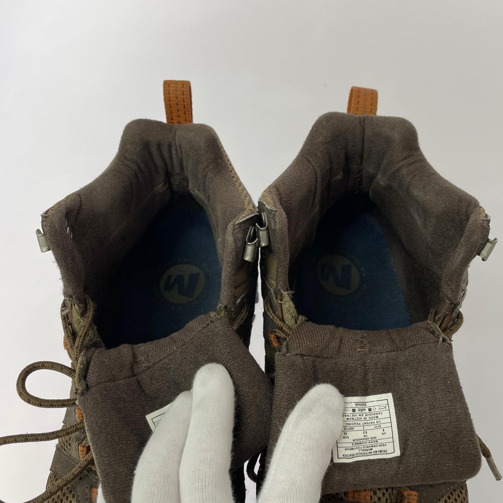 シューズ ENUMA MID WATERPROOF US9 27cm (US9 UK8 1/2 EU44) ブラウン